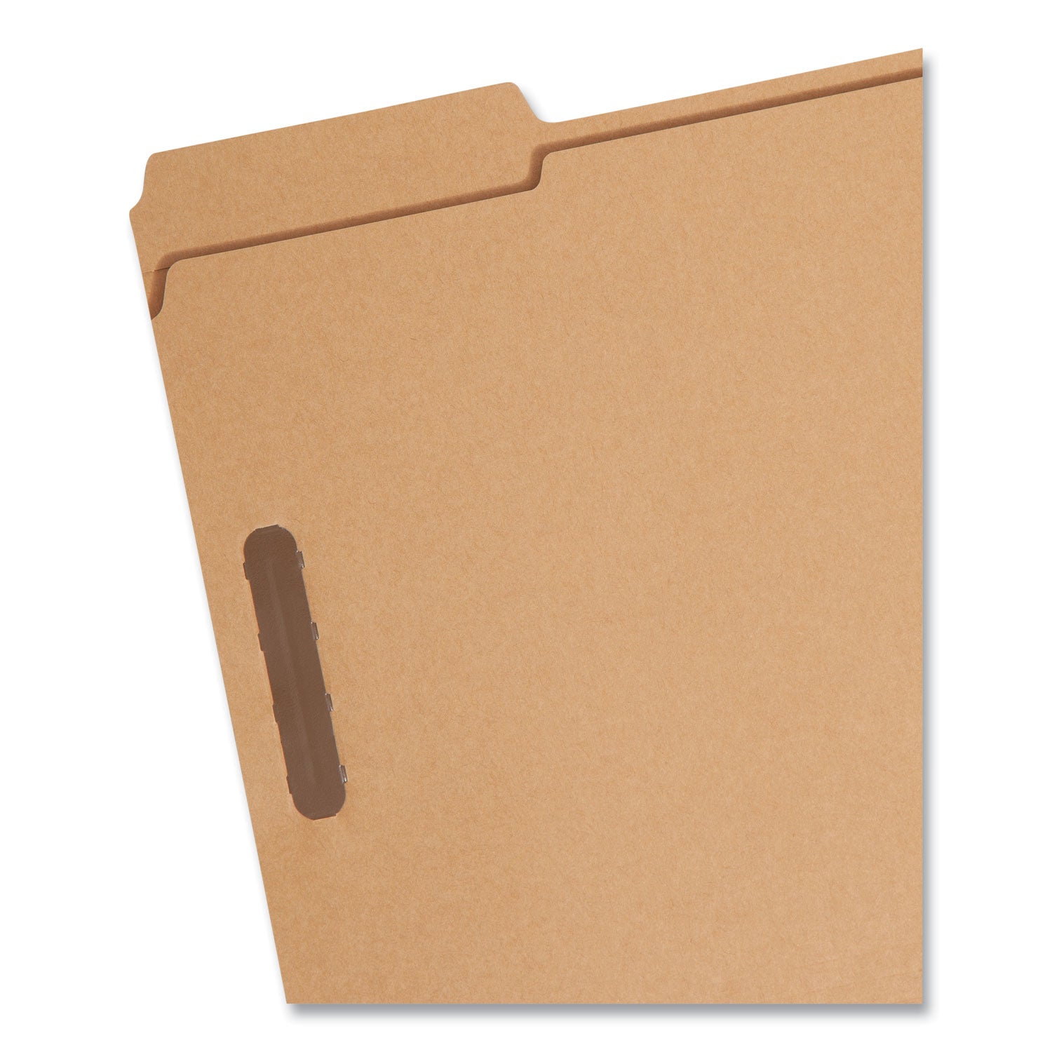 Smead™ Top Tab Fastener Folders, 1/3-Cut Tabs: Assorted, 0.75" Expansion, 2 Fasteners, Letter Size, Kraft Exterior, 50/Box