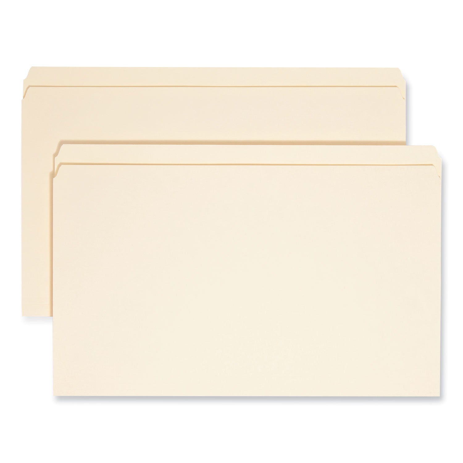 Manila File Folders, Straight Tabs, Legal Size, 0.75" Expansion, Manila, 100/Box