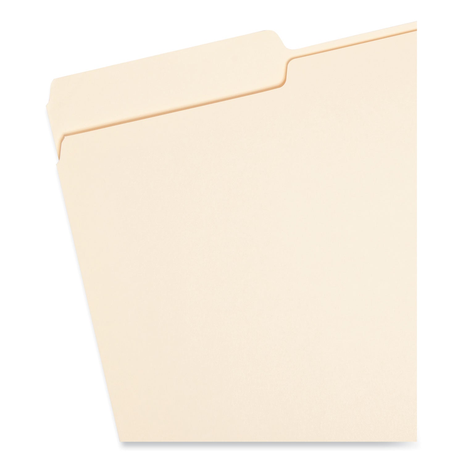 Smead™ Manila File Folders, 1/3-Cut Tabs: Assorted, Legal Size, 0.75" Expansion, Manila, 100/Box