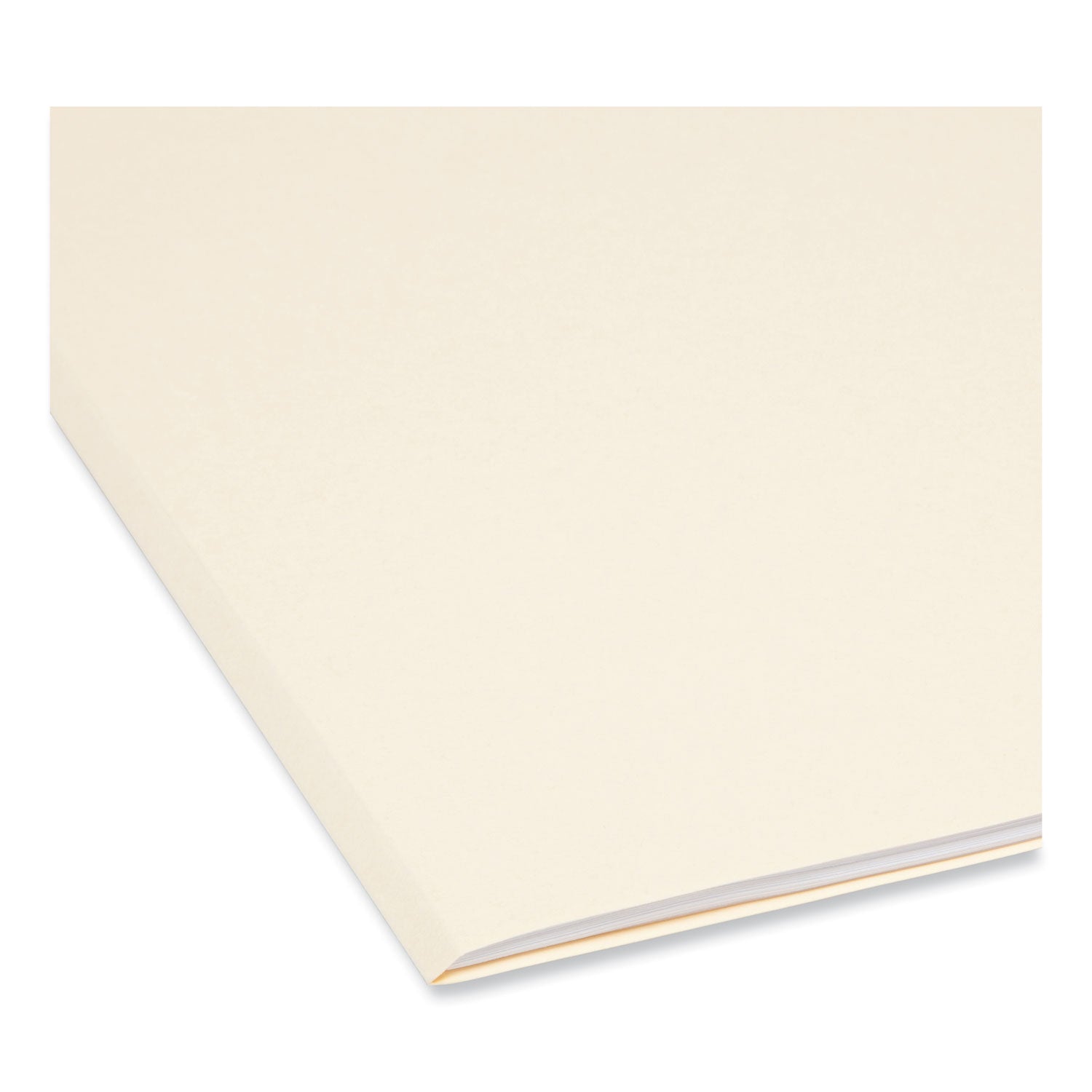 Smead™ Manila File Folders, 1/3-Cut Tabs: Center Position, Legal Size, 0.75" Expansion, Manila, 100/Box