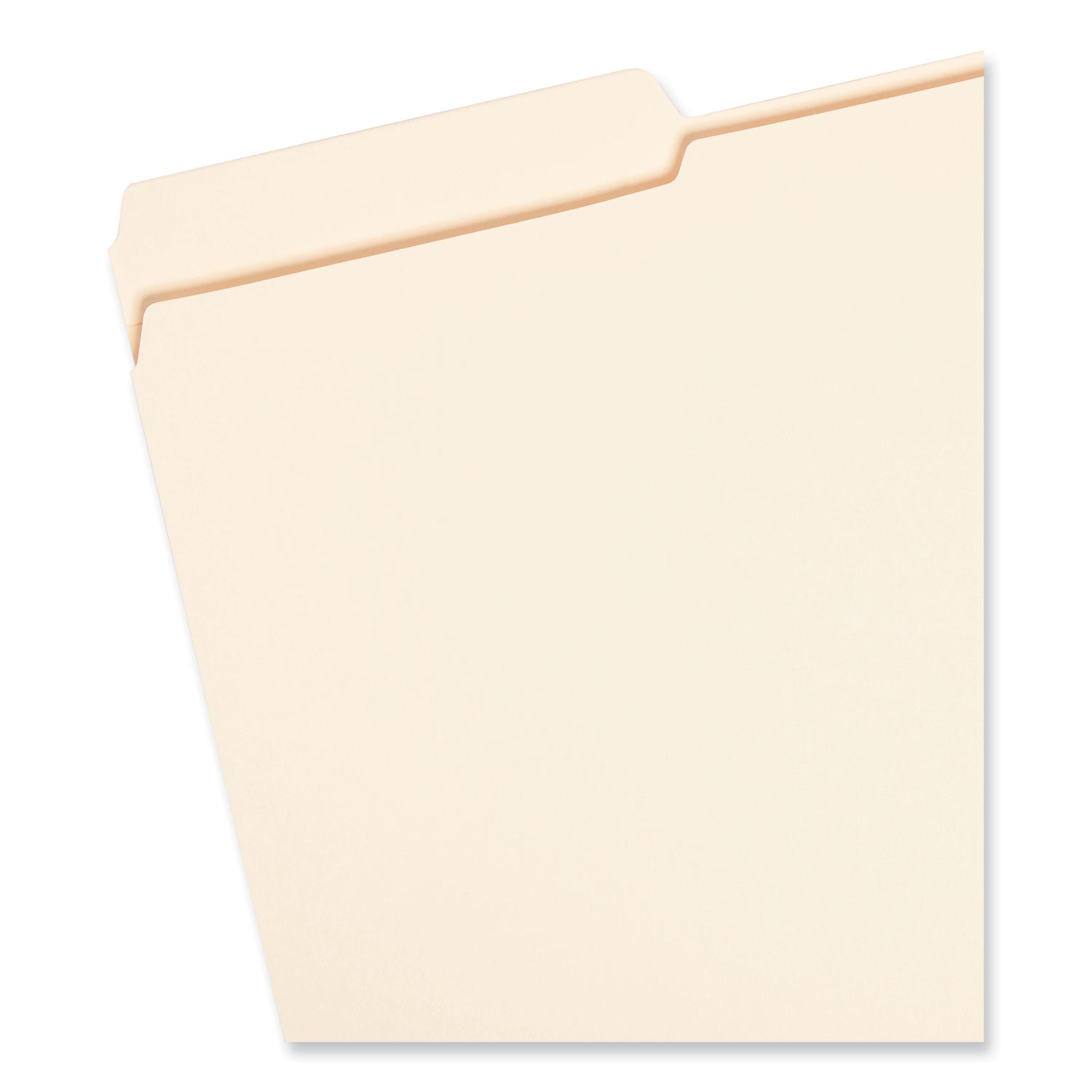 Smead™ Reinforced Tab Manila File Folders, 1/3-Cut Tabs: Assorted, Legal Size, 0.75" Expansion, 14-pt Manila, 100/Box