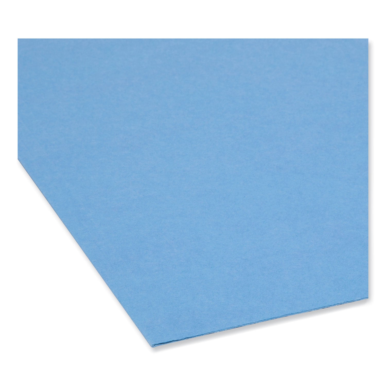 Smead™ Reinforced Top Tab Colored File Folders, Straight Tabs, Legal Size, 0.75" Expansion, Blue, 100/Box