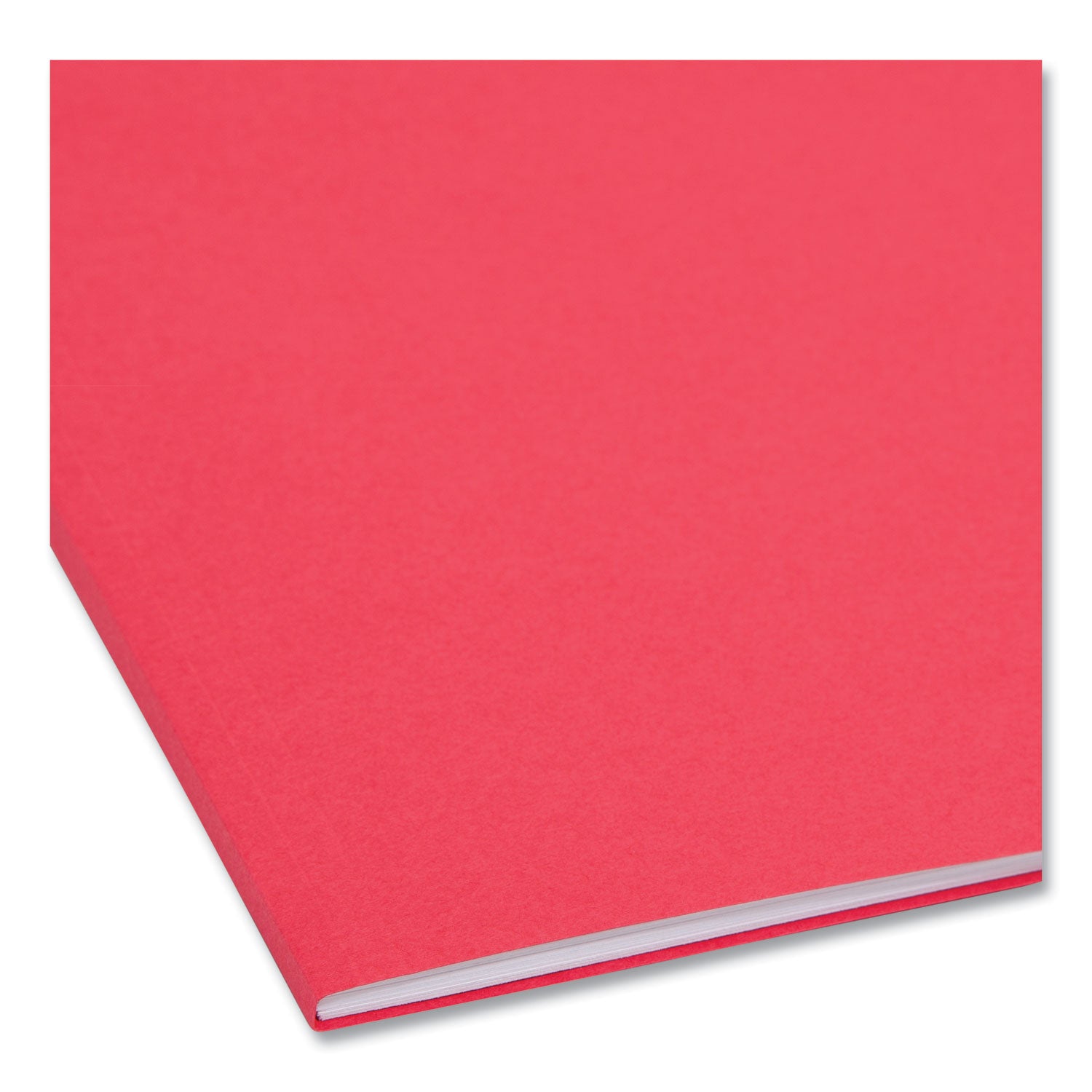 Smead™ Top Tab Colored Fastener Folders, 0.75" Expansion, 2 Fasteners, Legal Size, Red Exterior, 50/Box