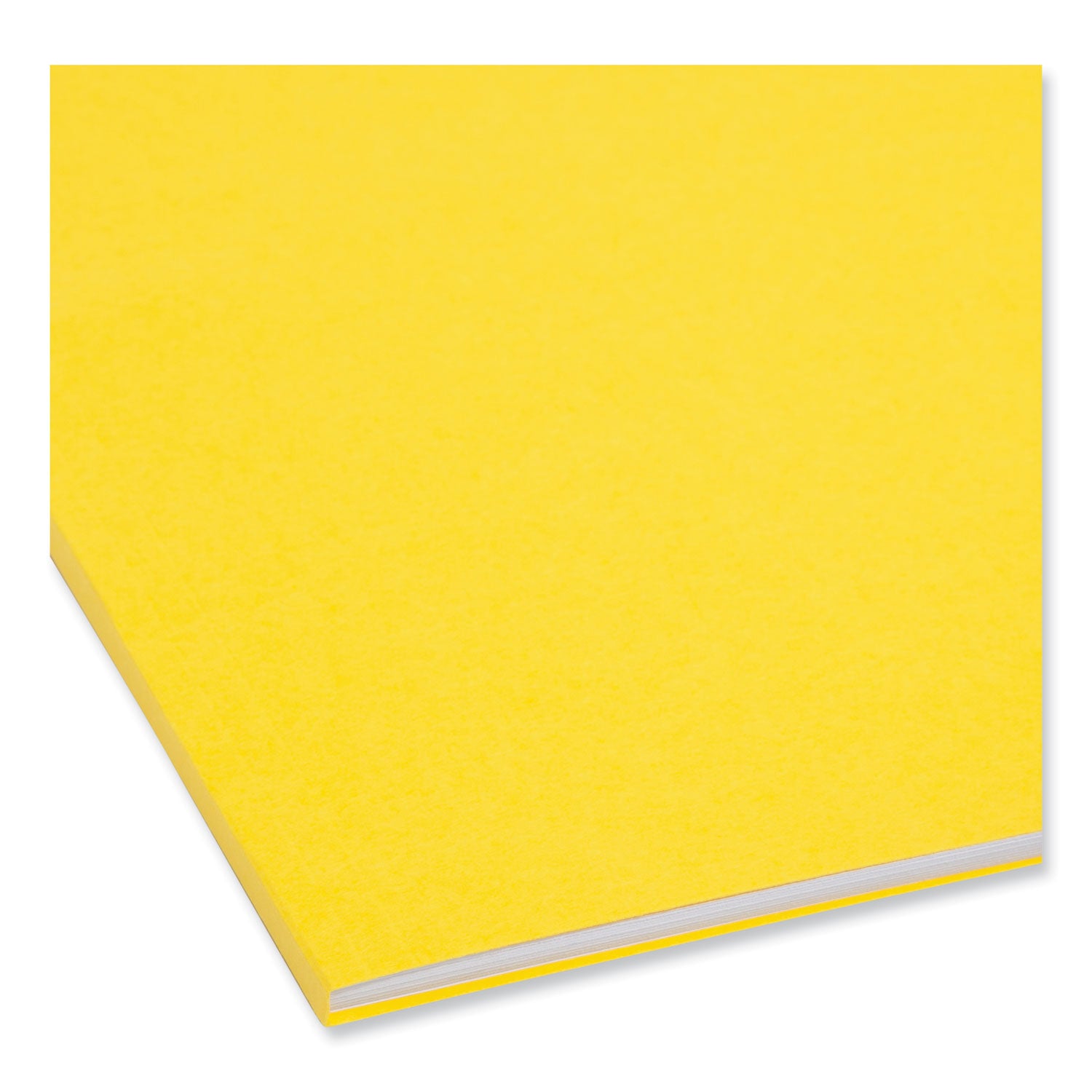 Smead™ Top Tab Colored Fastener Folders, 0.75" Expansion, 2 Fasteners, Legal Size, Yellow Exterior, 50/Box