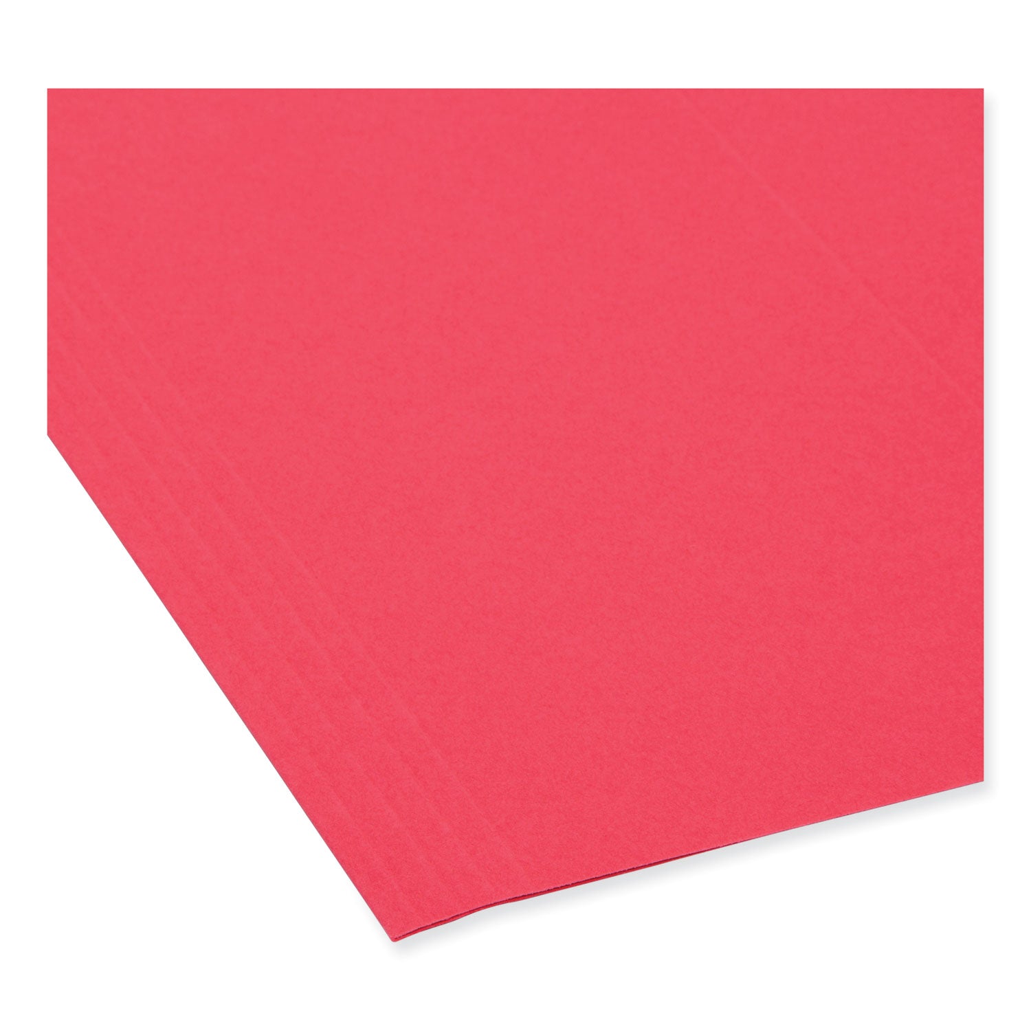 Smead™ TUFF Hanging Folders with Easy Slide Tab, Letter Size, 1/3-Cut Tabs, Red, 18/Box