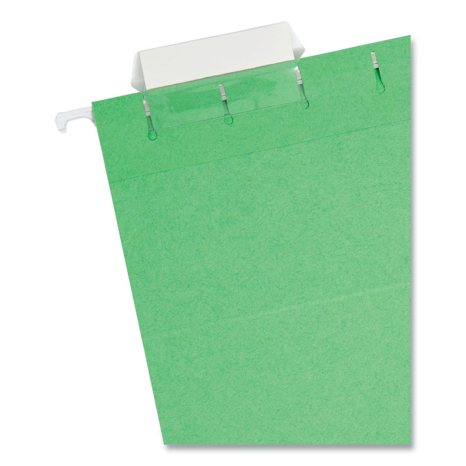 Smead™ Colored Hanging File Folders with 1/5 Cut Tabs, Letter Size, 1/5-Cut Tabs, Green, 25/Box