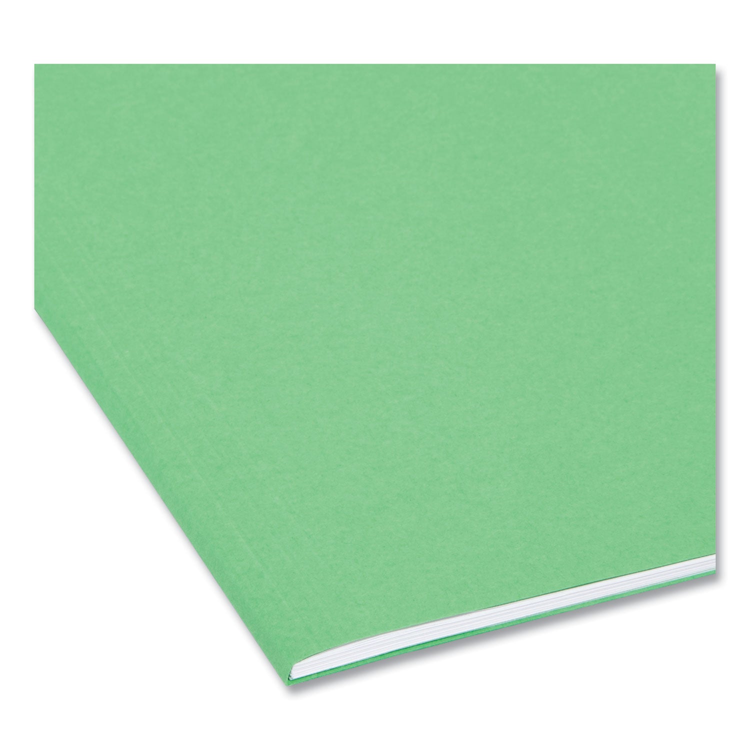 Smead™ Colored Hanging File Folders with 1/5 Cut Tabs, Letter Size, 1/5-Cut Tabs, Green, 25/Box