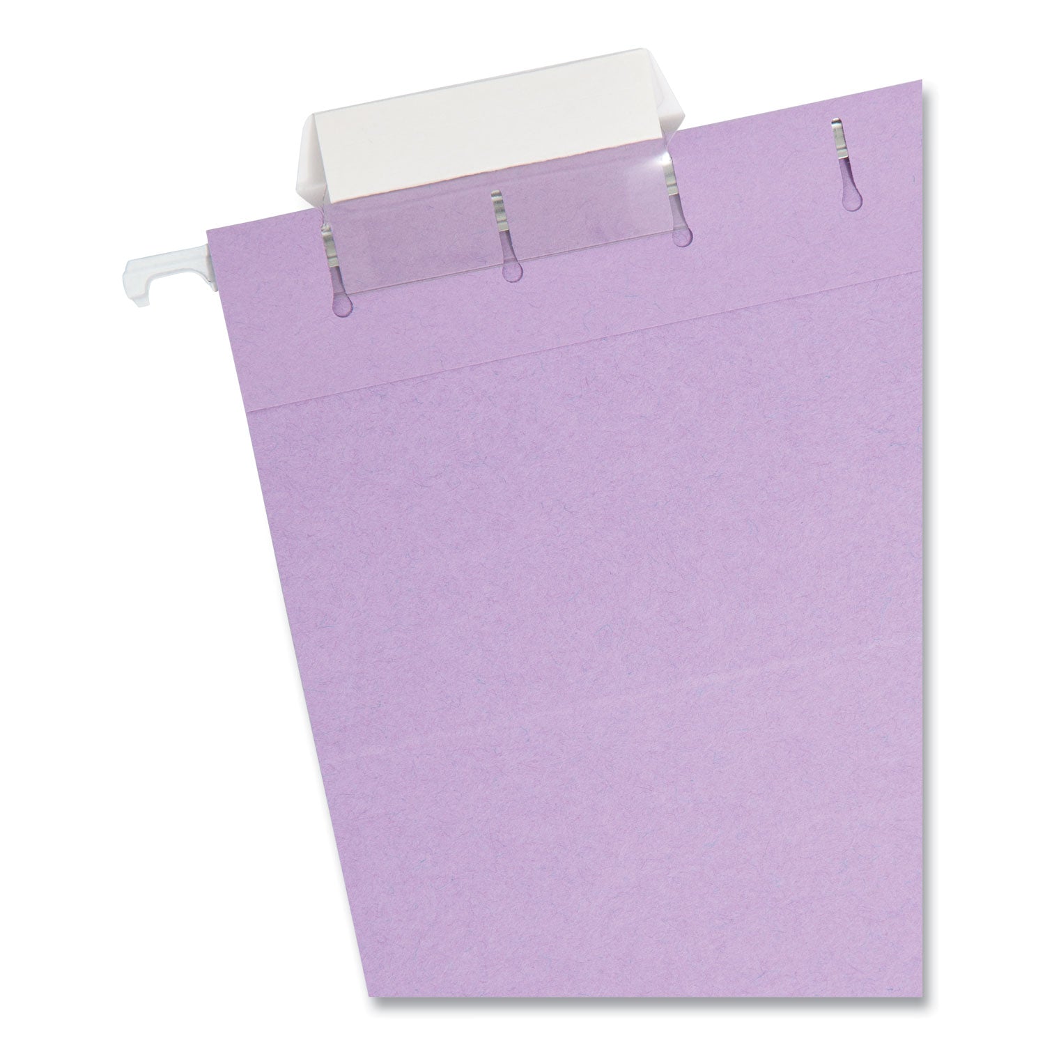 Smead™ Colored Hanging File Folders with 1/5 Cut Tabs, Letter Size, 1/5-Cut Tabs, Lavender, 25/Box