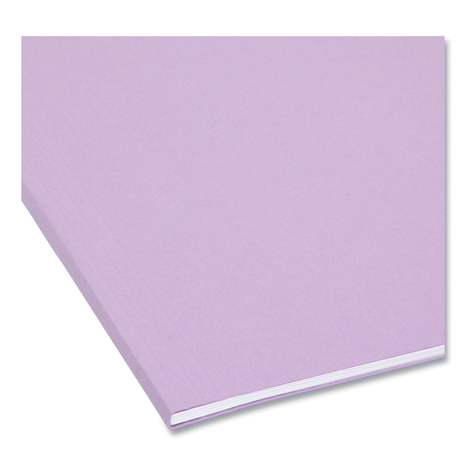 Smead™ Colored Hanging File Folders with 1/5 Cut Tabs, Letter Size, 1/5-Cut Tabs, Lavender, 25/Box