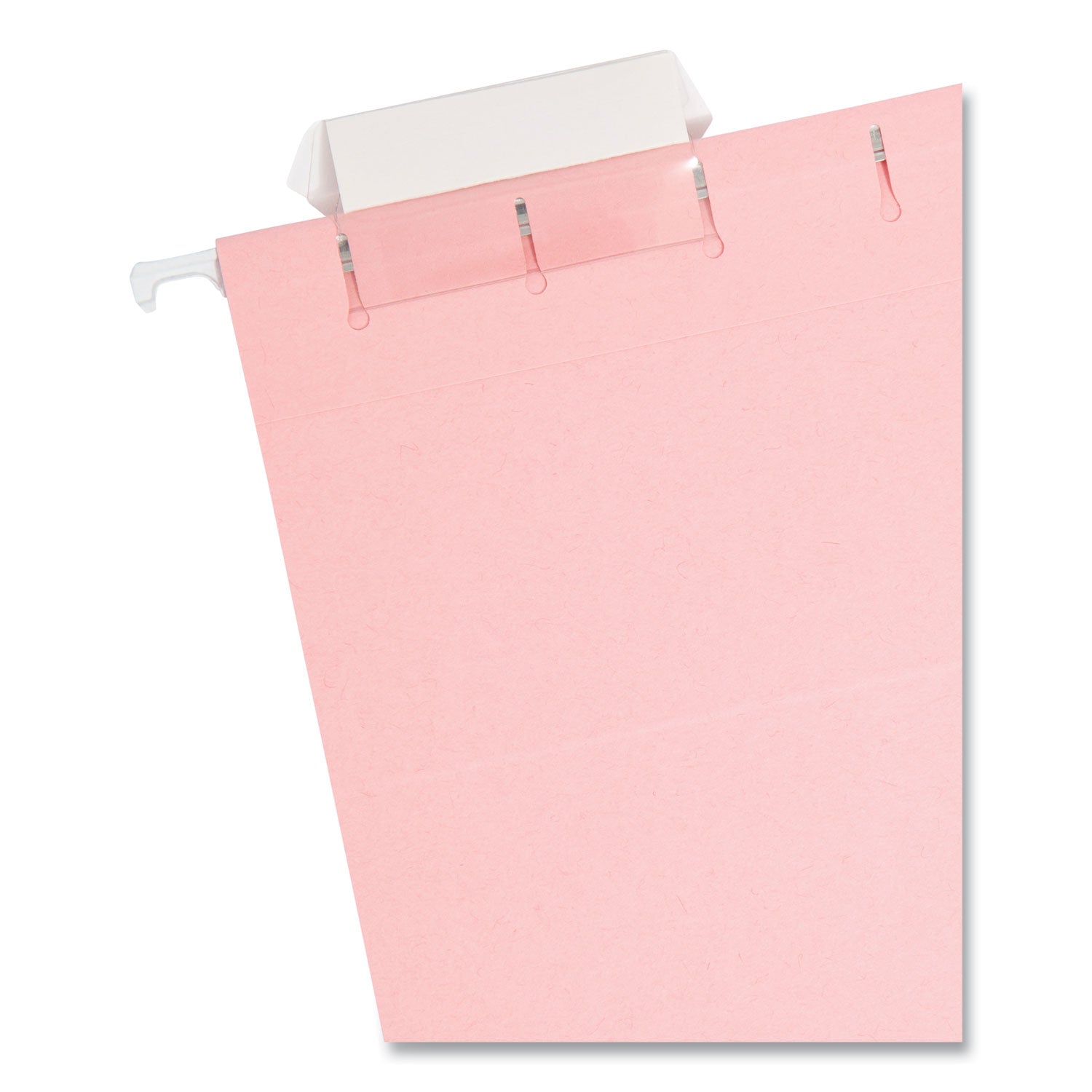 Smead™ Colored Hanging File Folders with 1/5 Cut Tabs, Letter Size, 1/5-Cut Tabs, Pink, 25/Box