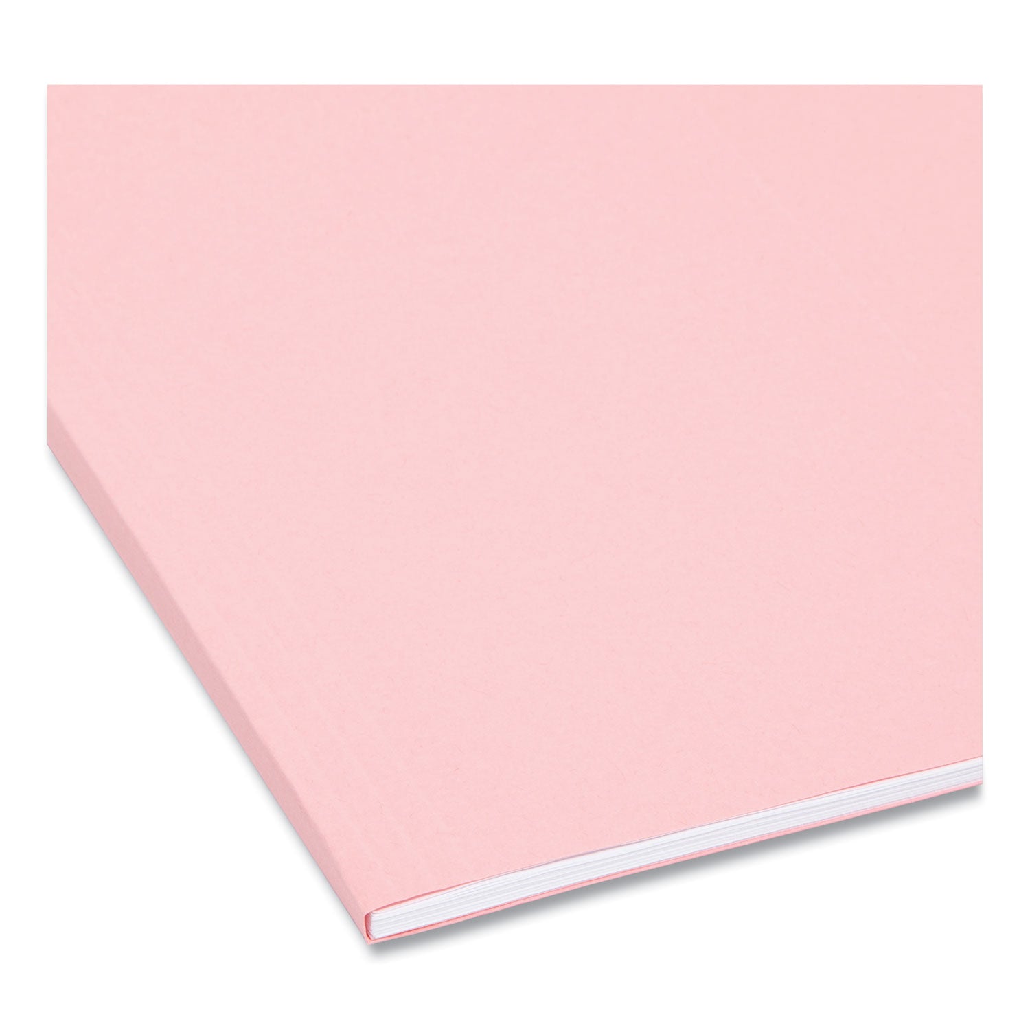 Smead™ Colored Hanging File Folders with 1/5 Cut Tabs, Letter Size, 1/5-Cut Tabs, Pink, 25/Box