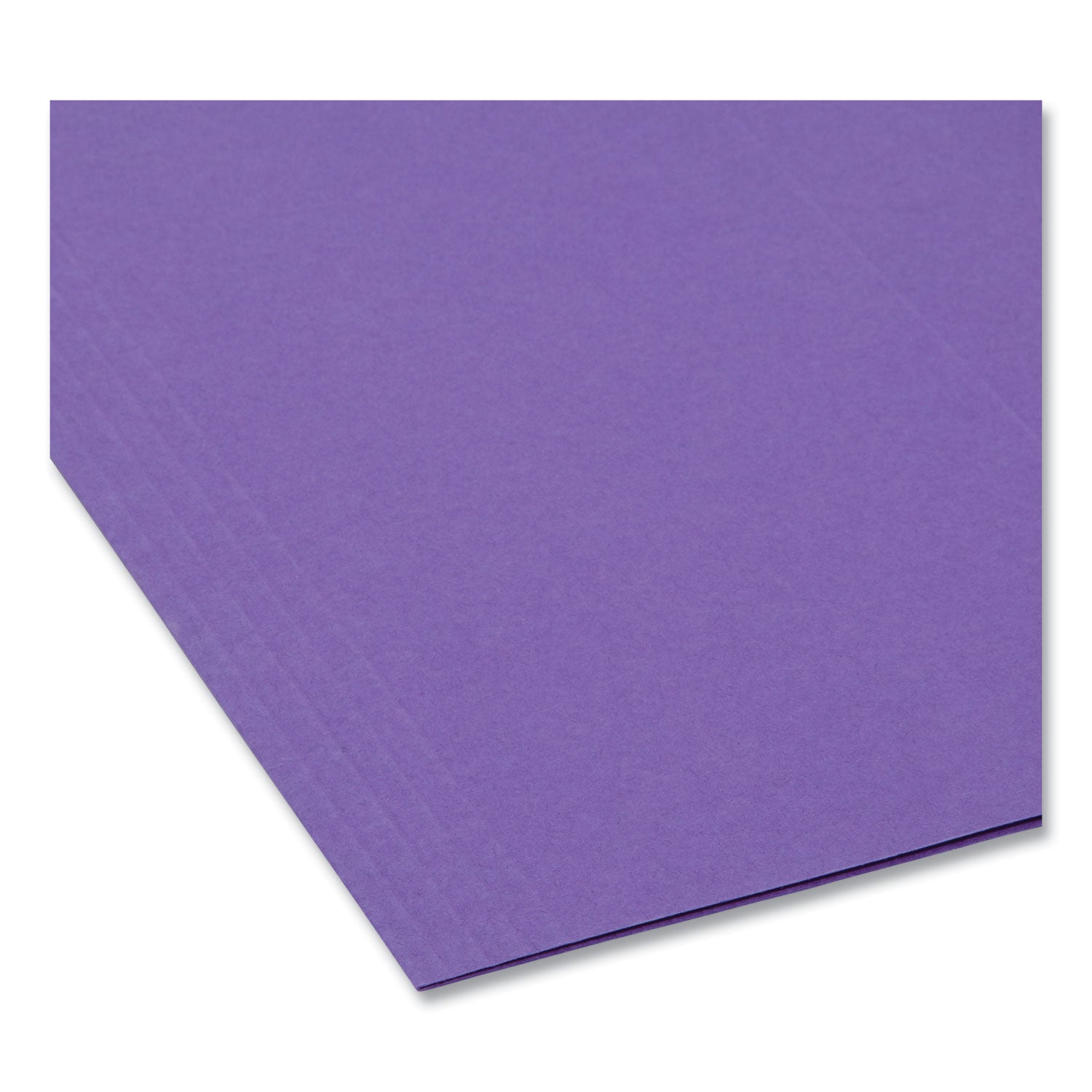 Smead™ Colored Hanging File Folders with 1/5 Cut Tabs, Letter Size, 1/5-Cut Tabs, Purple, 25/Box