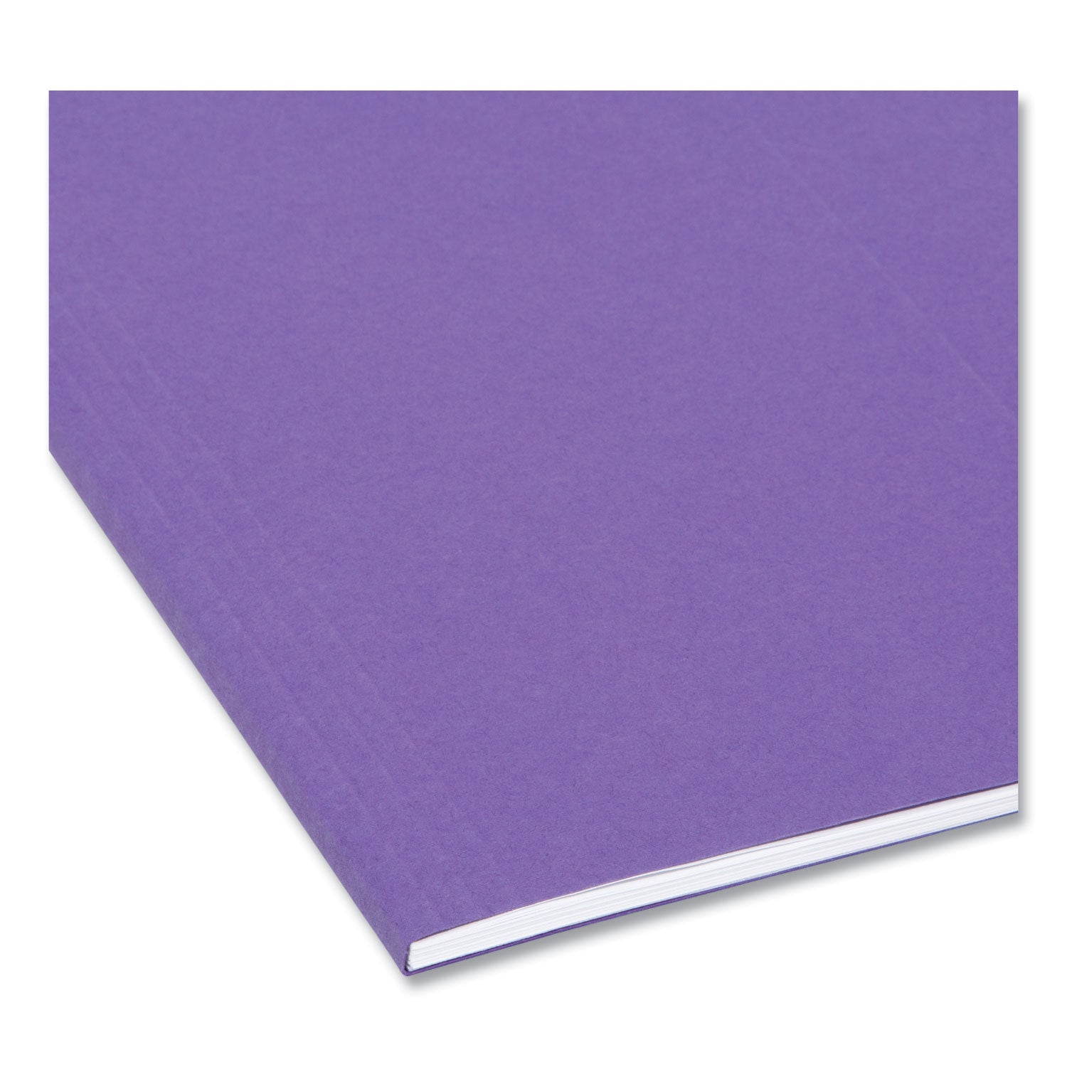 Smead™ Colored Hanging File Folders with 1/5 Cut Tabs, Letter Size, 1/5-Cut Tabs, Purple, 25/Box