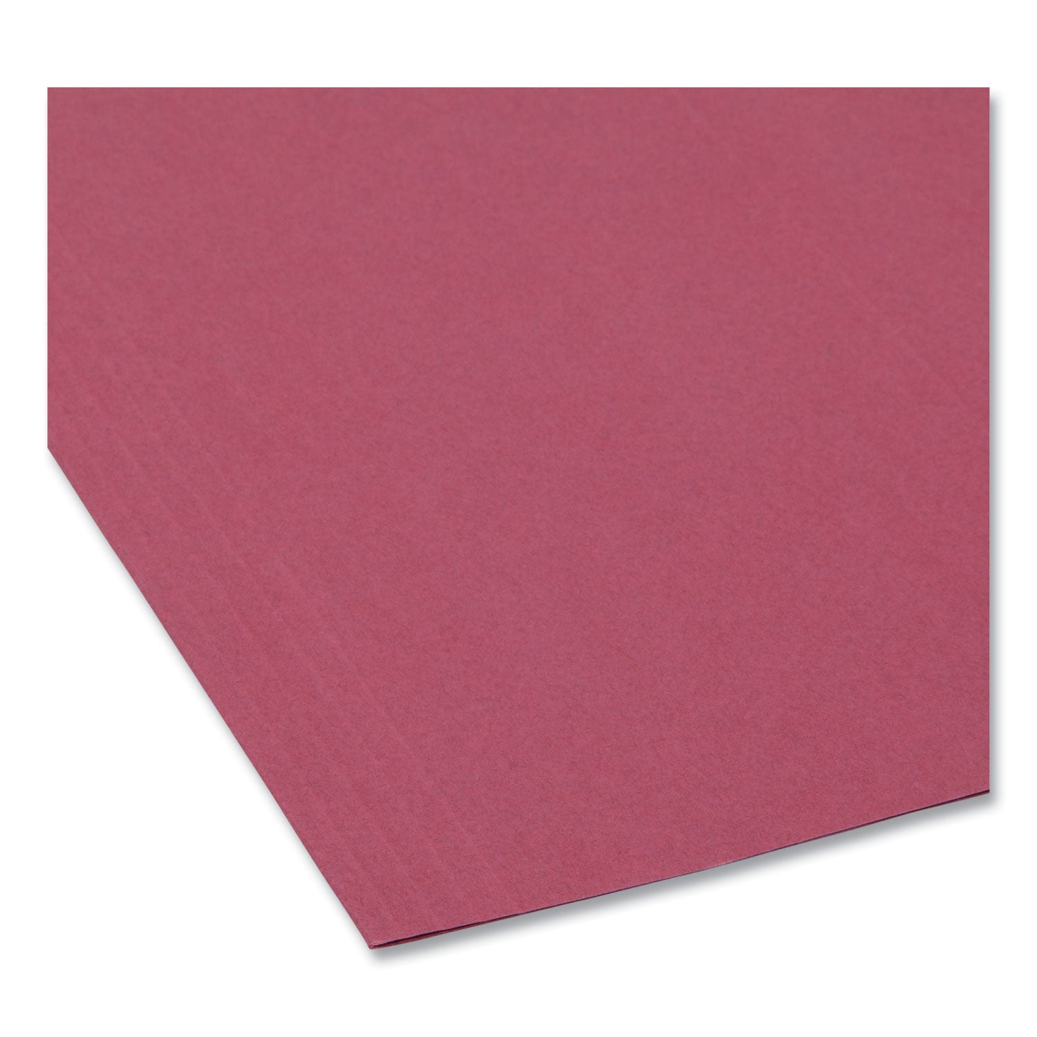 Smead™ Colored Hanging File Folders with 1/5 Cut Tabs, Letter Size, 1/5-Cut Tabs, Maroon, 25/Box