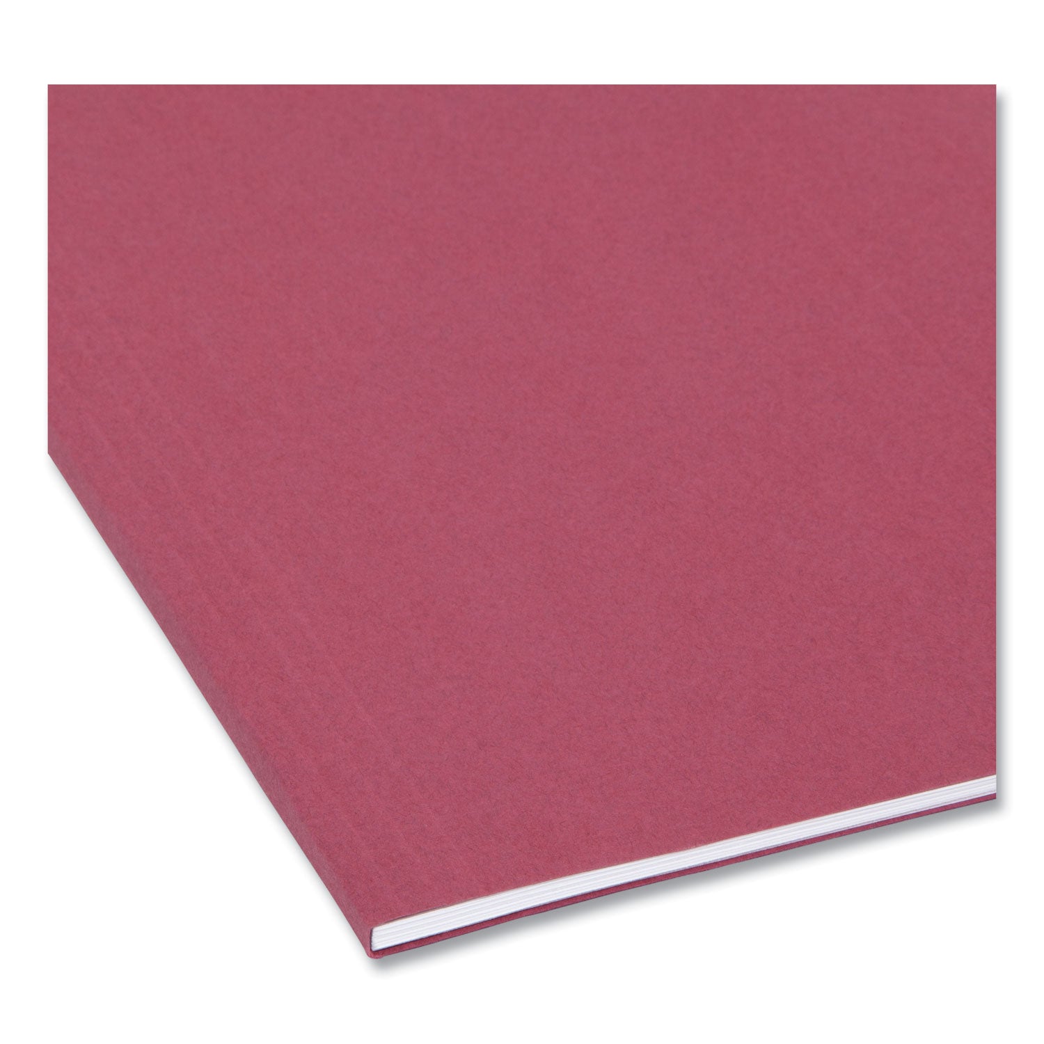 Smead™ Colored Hanging File Folders with 1/5 Cut Tabs, Letter Size, 1/5-Cut Tabs, Maroon, 25/Box