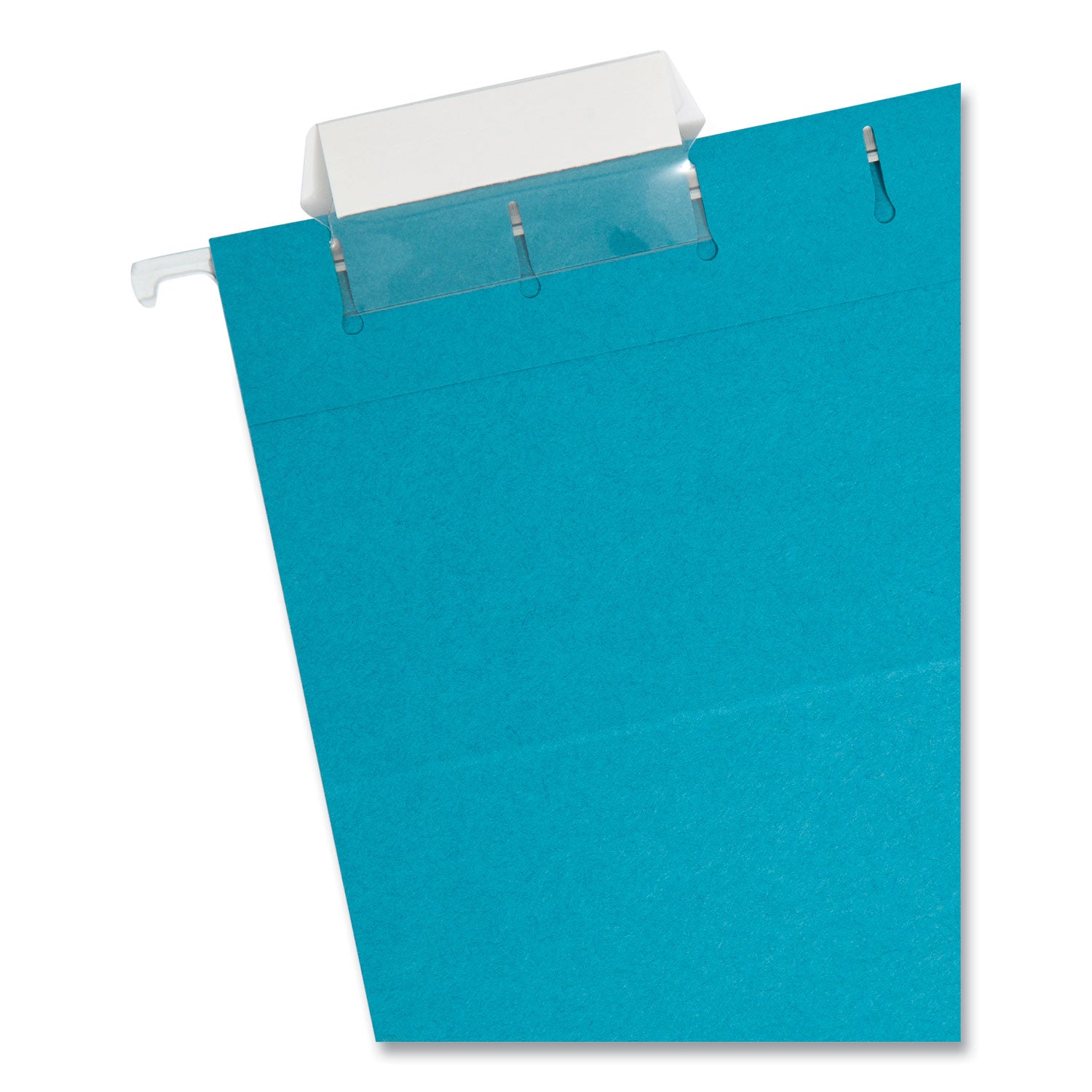 Smead™ Colored Hanging File Folders with 1/5 Cut Tabs, Letter Size, 1/5-Cut Tabs, Teal, 25/Box