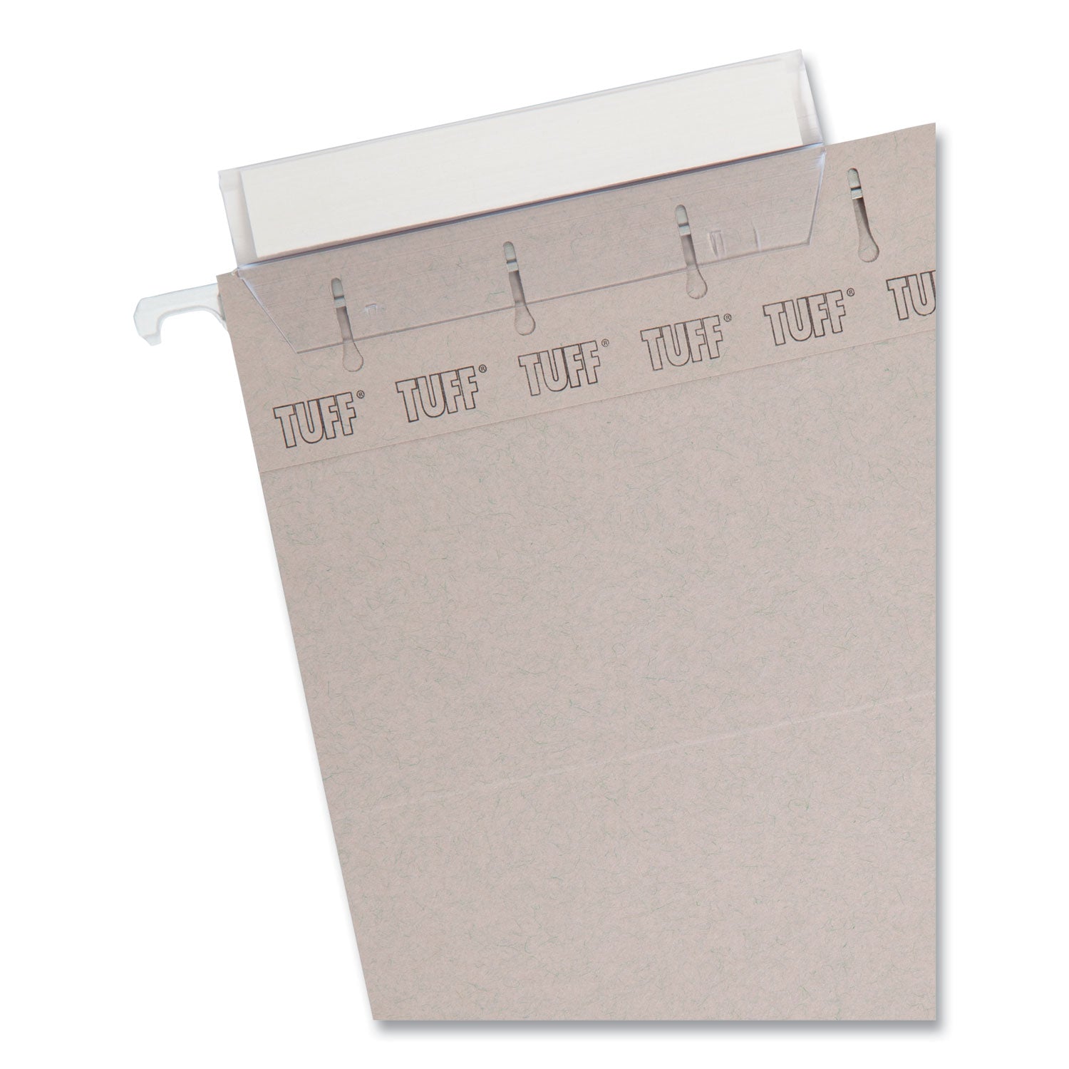 Smead™ TUFF Hanging Folders with Easy Slide Tab, Letter Size, 1/3-Cut Tabs, Steel Gray, 18/Box