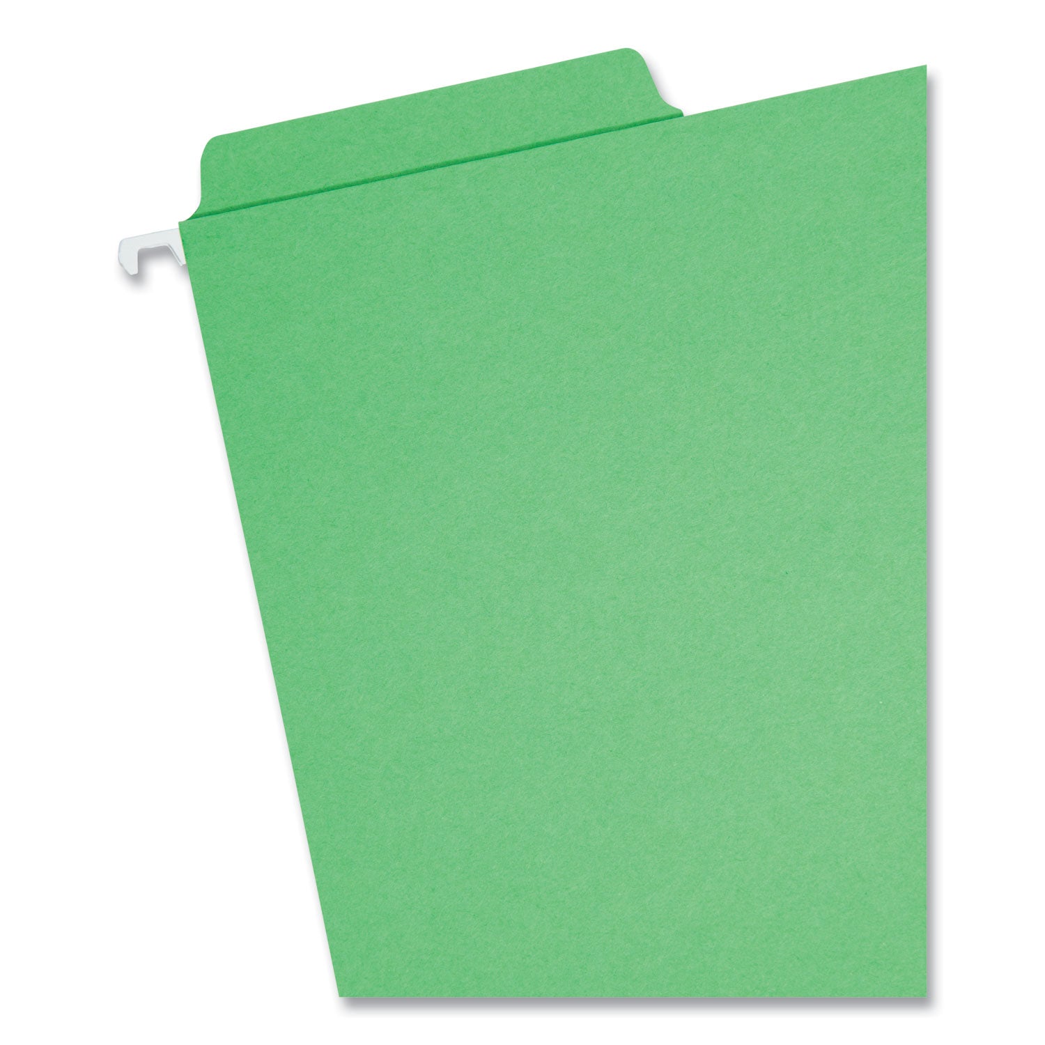 Smead™ FasTab Hanging Folders, Letter Size, 1/3-Cut Tabs, Green, 20/Box