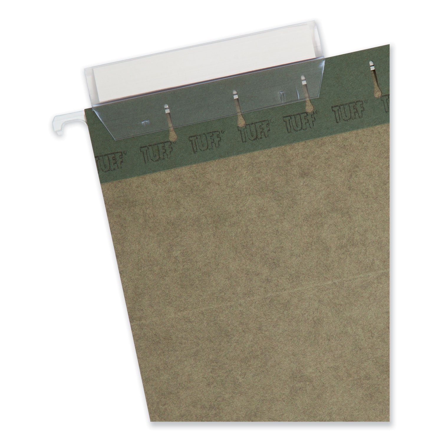 Smead™ TUFF Hanging Folders with Easy Slide Tab, Legal Size, 1/3-Cut Tabs, Standard Green, 20/Box