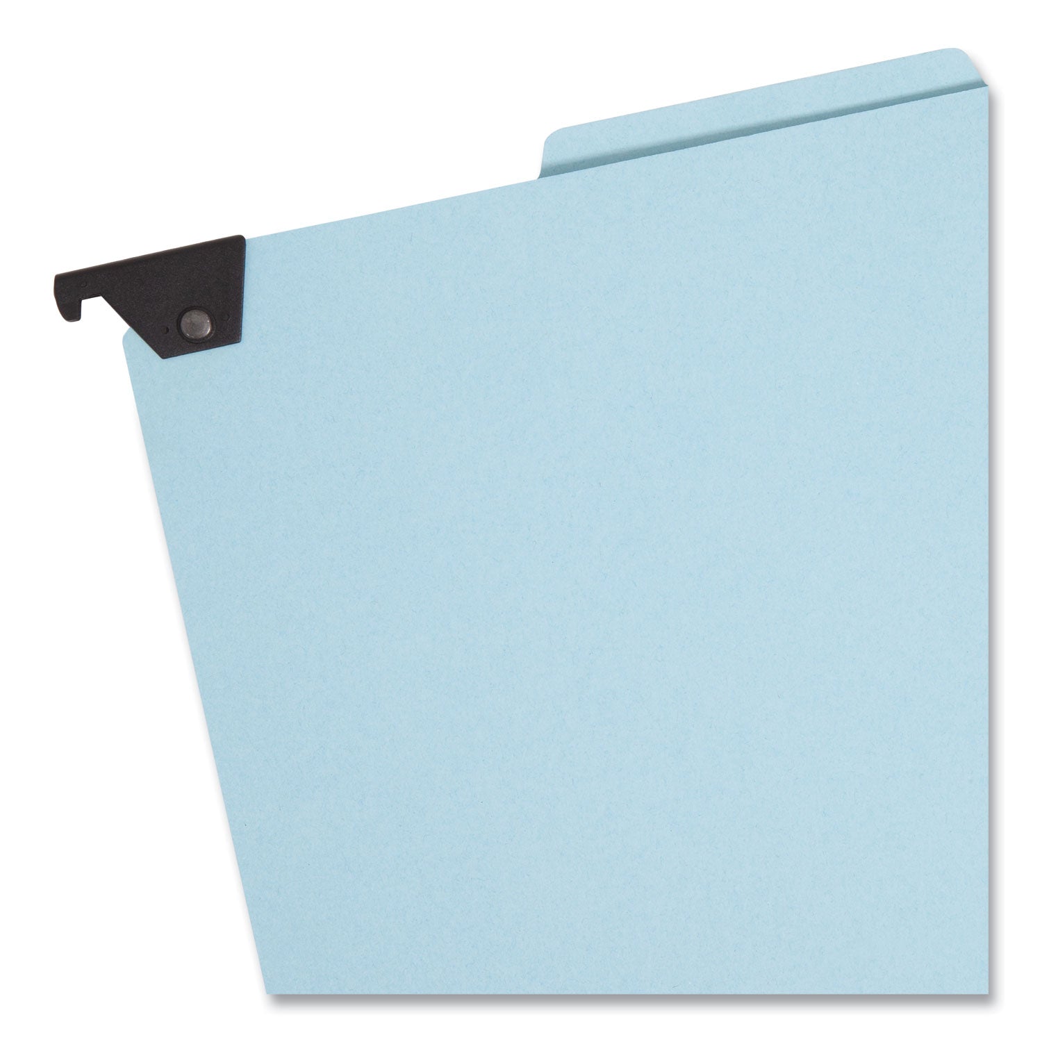 Smead™ FasTab Hanging Pressboard Classification Folders, 1 Divider, Letter Size, Blue