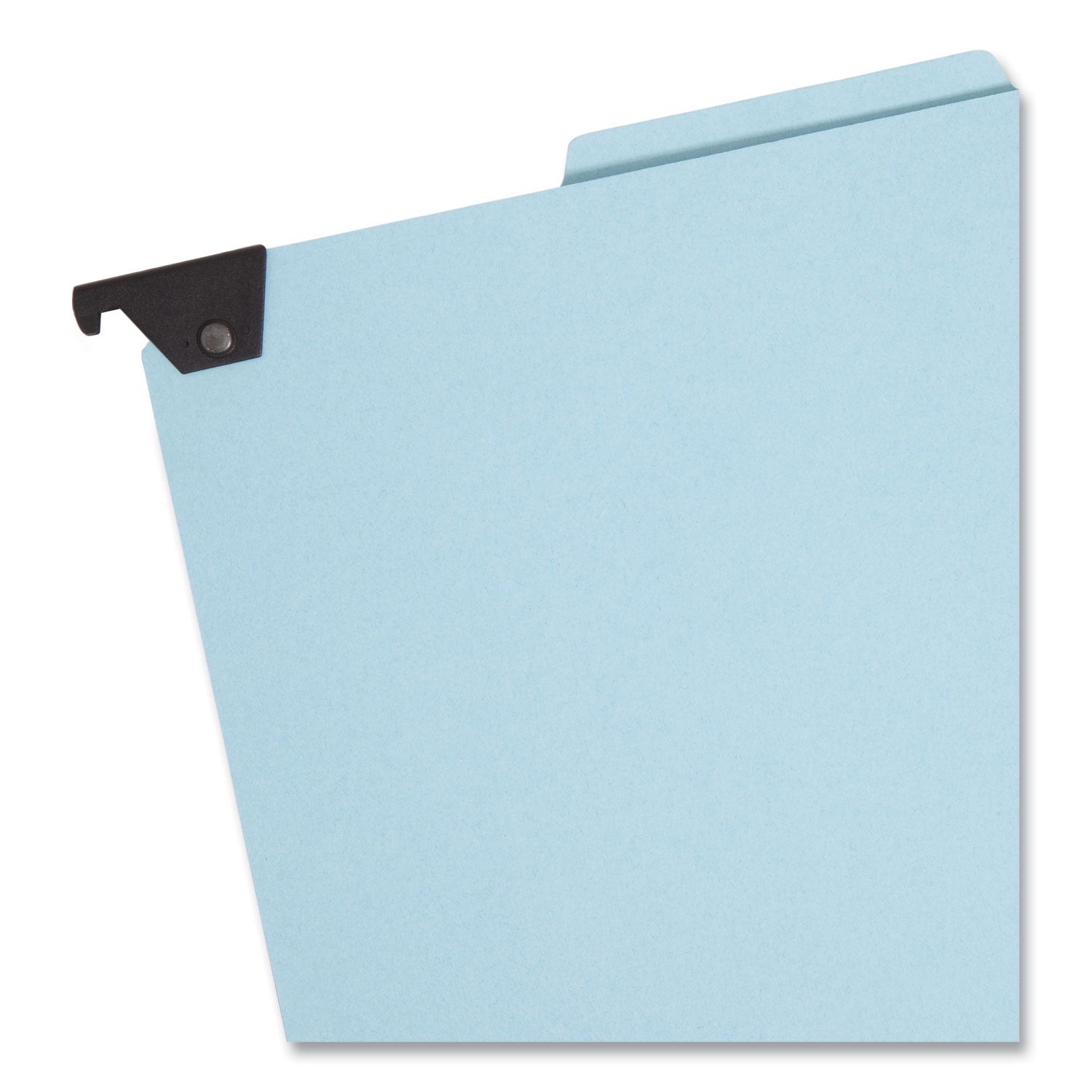 Smead™ FasTab Hanging Pressboard Classification Folders, 2 Dividers, Legal Size, Blue