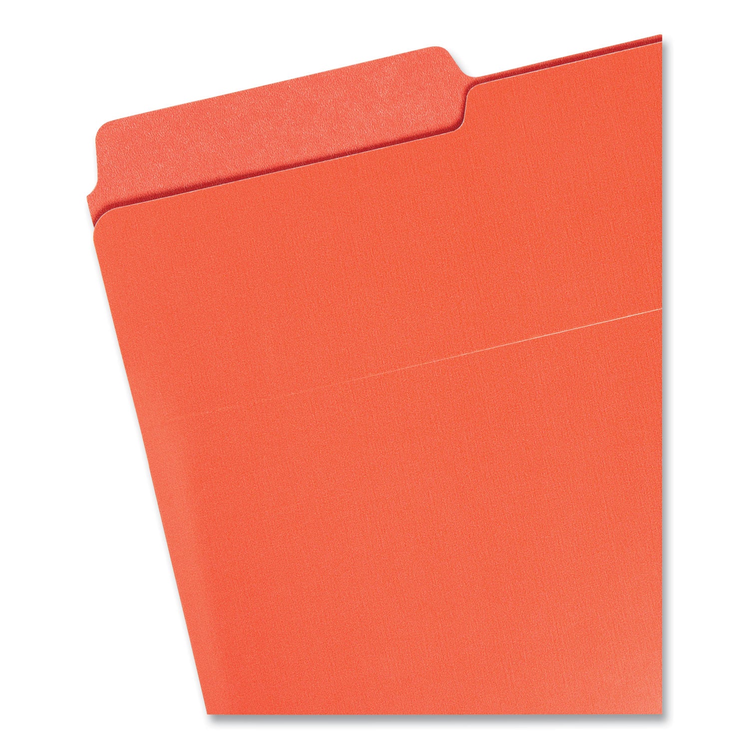 Smead™ Organized Up Heavyweight Vertical File Folders, 1/2-Cut Tabs, Letter Size, Assorted: Fuchsia/Orange/Peridot Green, 6/Pack