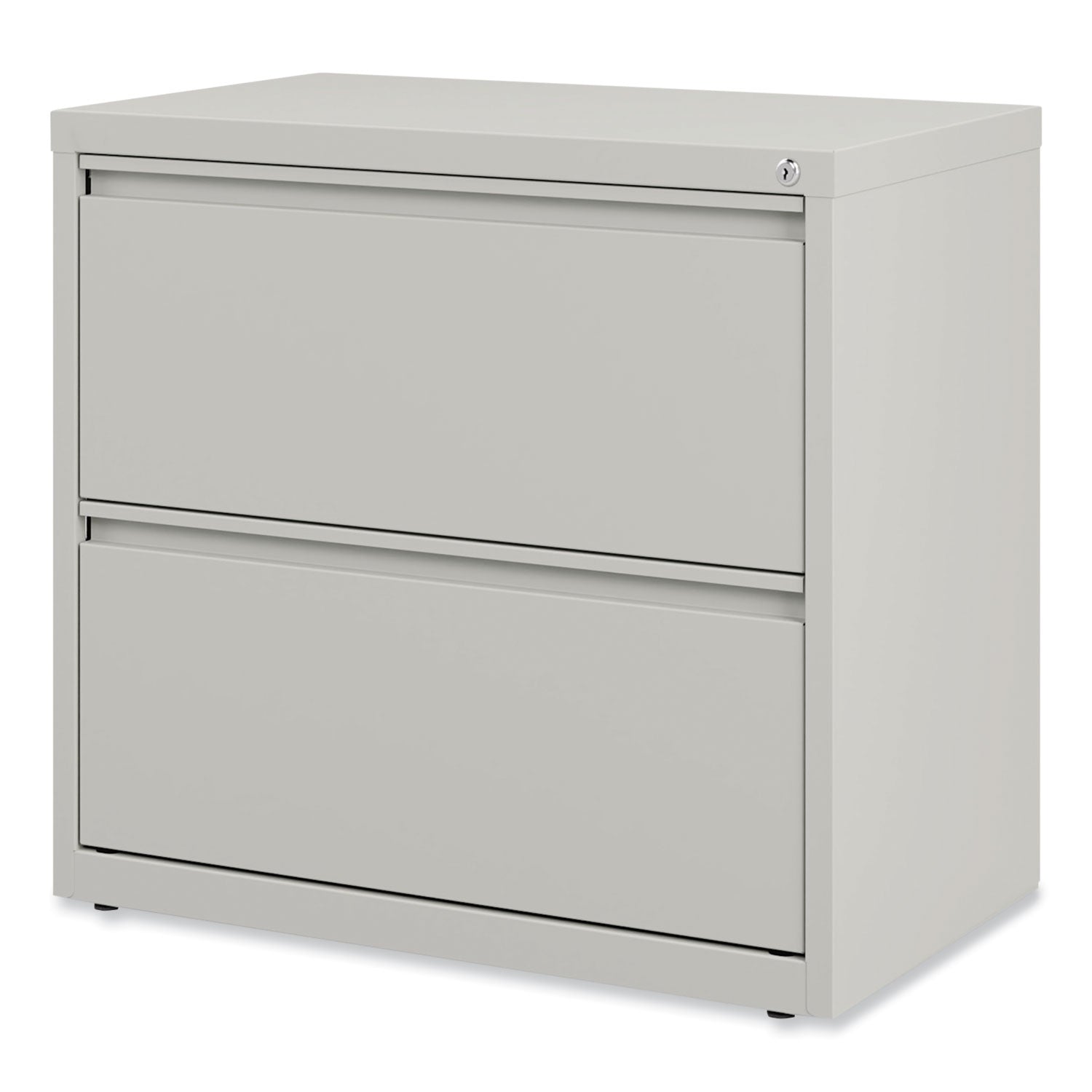 Alera® Lateral File, 2 Legal/Letter-Size File Drawers, Light Gray, 36" x 18.63" x 28"