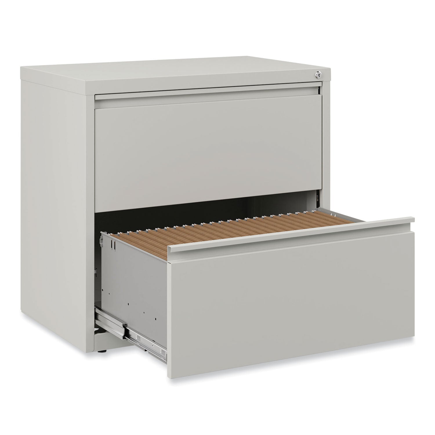 Alera® Lateral File, 2 Legal/Letter-Size File Drawers, Light Gray, 36" x 18.63" x 28"