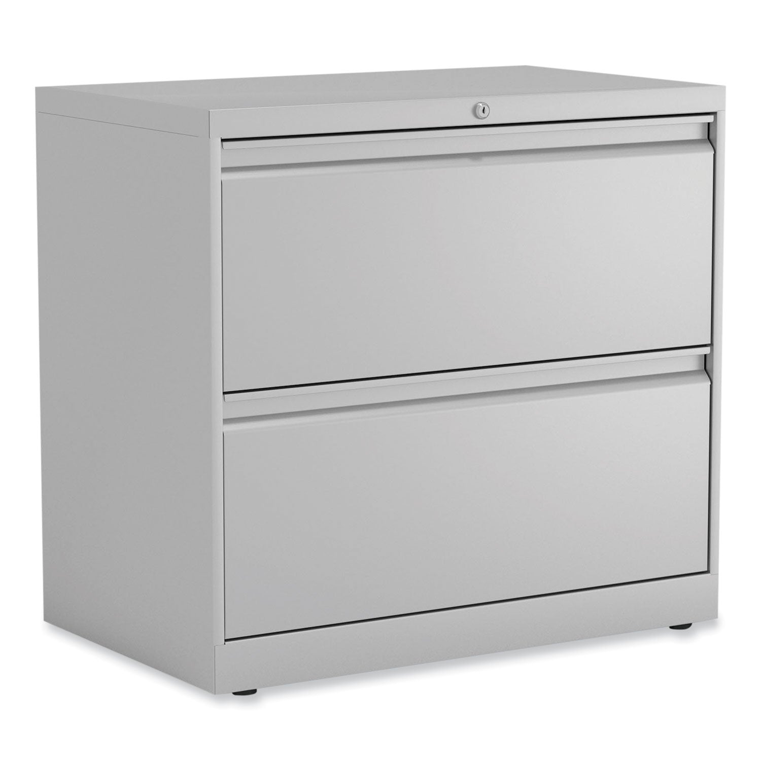 Alera® Lateral File, 2 Legal/Letter-Size File Drawers, Light Gray, 36" x 18.63" x 28"