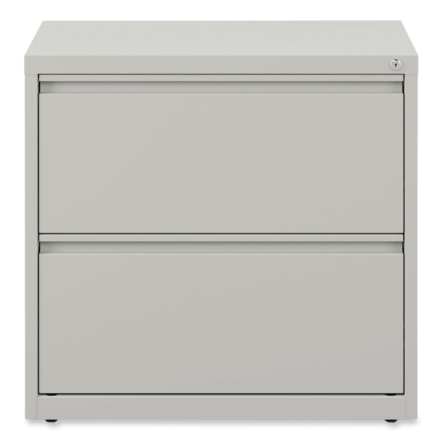 Lateral File, 2 Legal/Letter-Size File Drawers, Light Gray, 36" x 18.63" x 28"