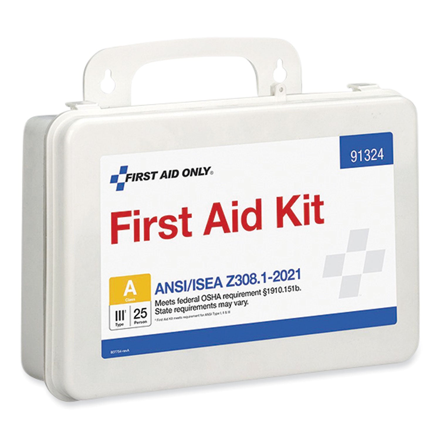 ANSI 2021 First Aid Kit for 25 People, 94 Pieces, Plastic Case First Aid Only™ Flipcost