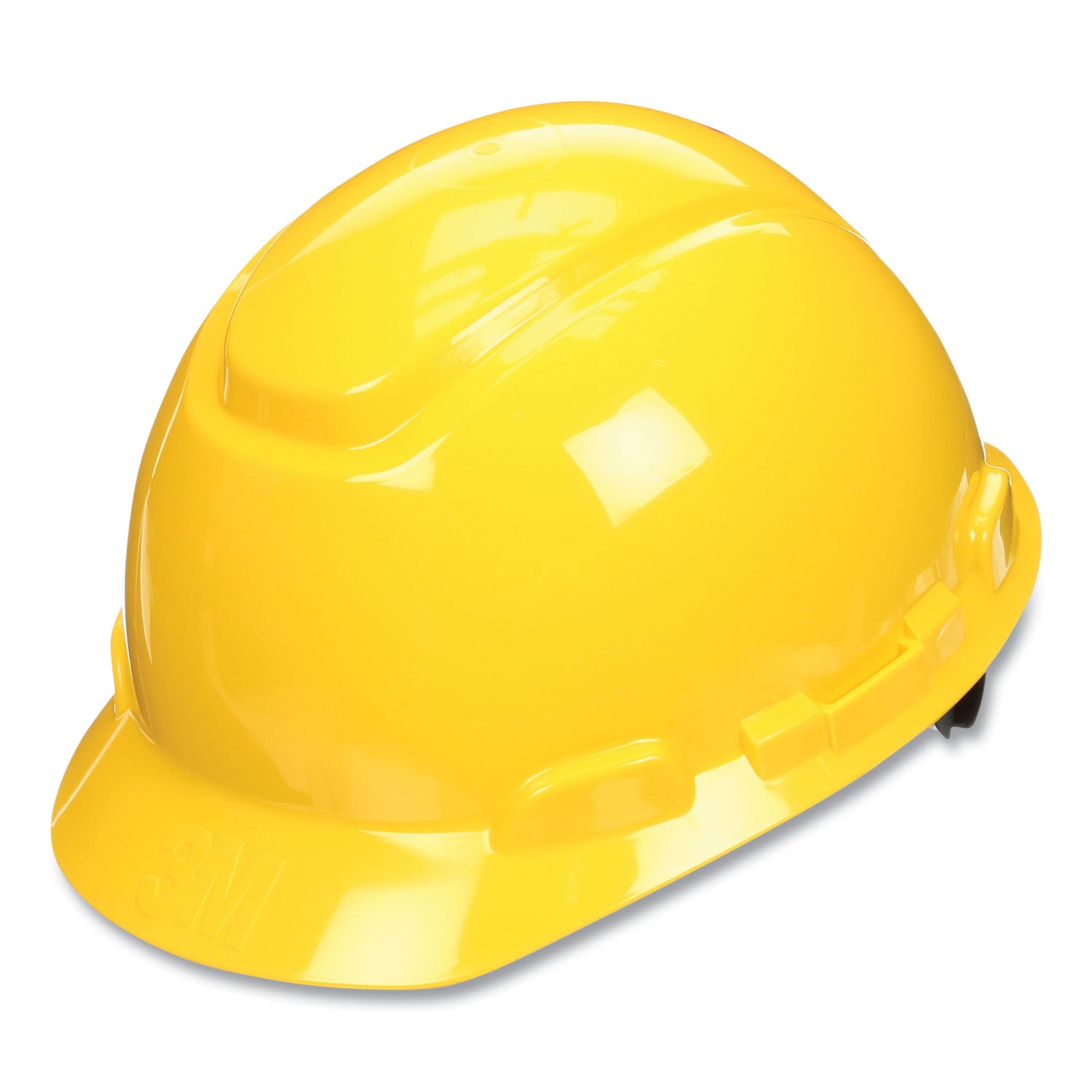 3M™ SecureFit Hard Hat with Uvicator, Four-Point Ratchet Suspension, Yellow