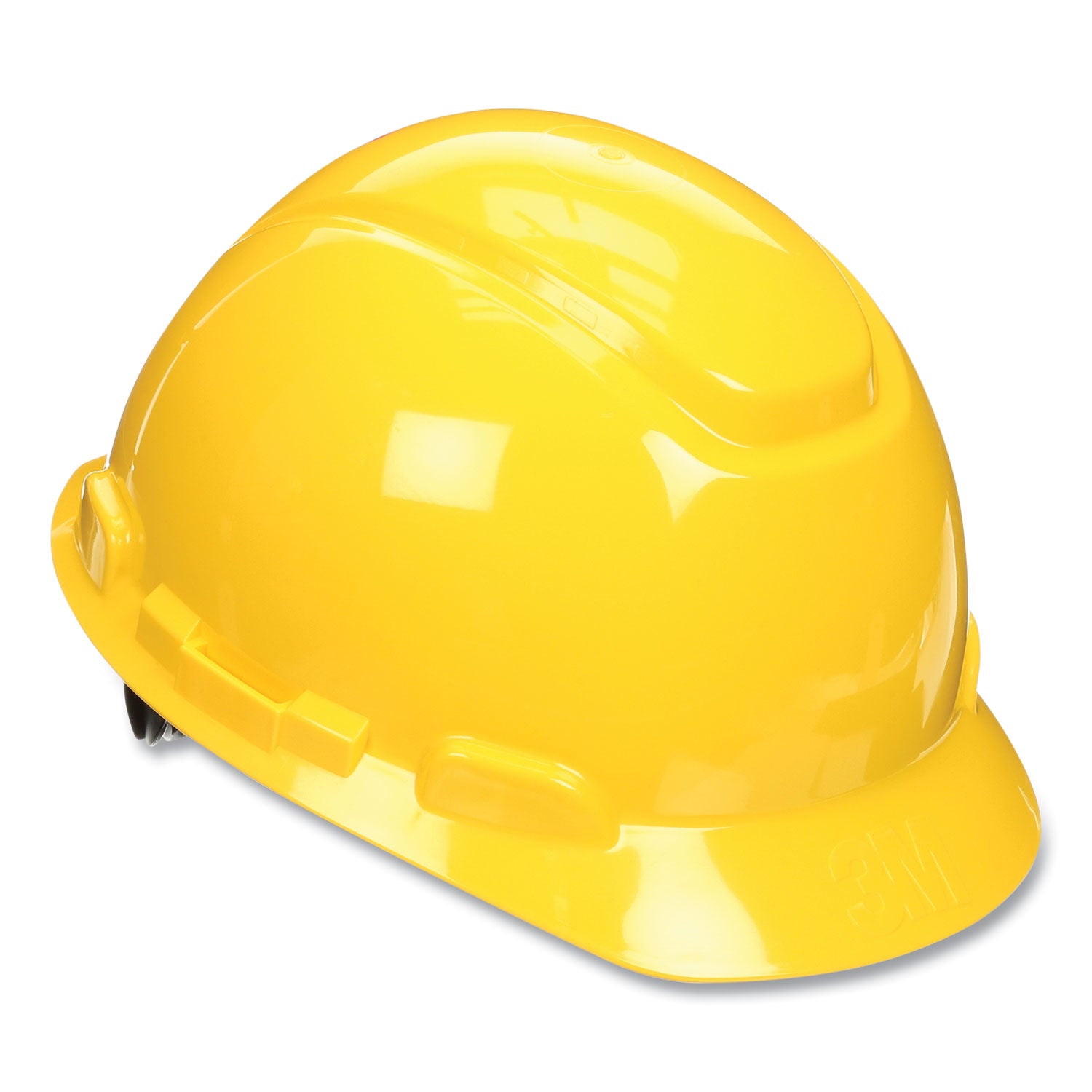 3M™ SecureFit Hard Hat with Uvicator, Four-Point Ratchet Suspension, Yellow