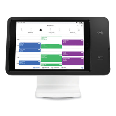 POS Stand for iPad, Black/Glossy White Flipcost Flipcost