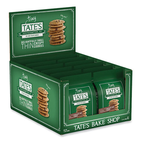 TATE'S BAKE SHOP Tiny Tate's Chocolate Chip Cookies, 1 oz Pack, 24/Carton