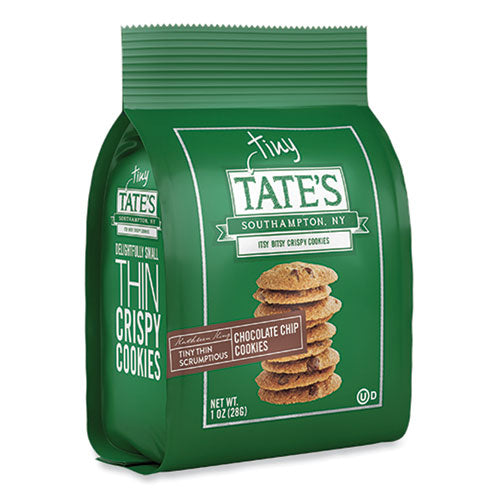 TATE'S BAKE SHOP Tiny Tate's Chocolate Chip Cookies, 1 oz Pack, 24/Carton