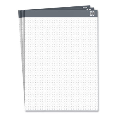 Writing Pad, Dotted Rule (4 sq/in), 50 White 8.5 x 11 Sheets Flipcost Flipcost