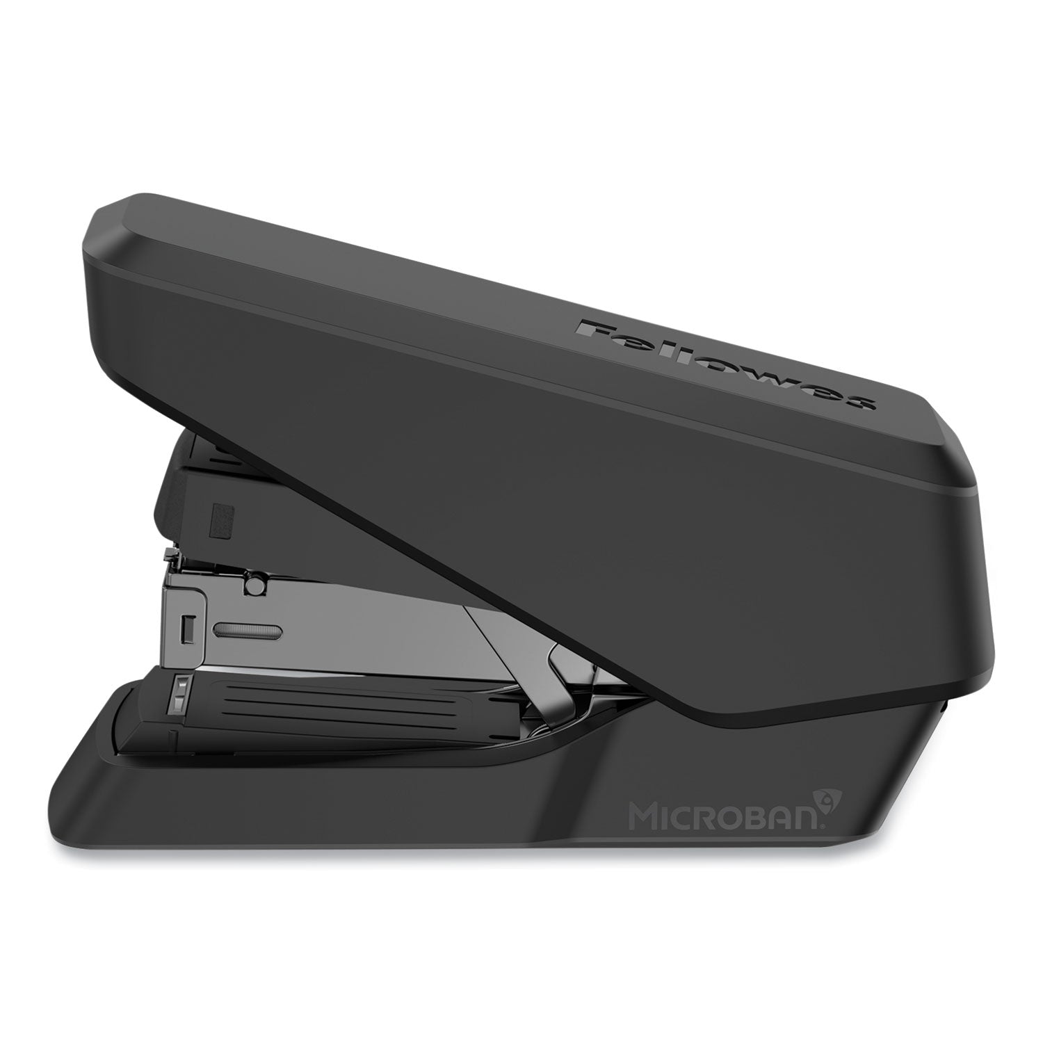 Fellowes® LX860 EasyPres Half Strip Stapler, 40-Sheet Capacity, Black