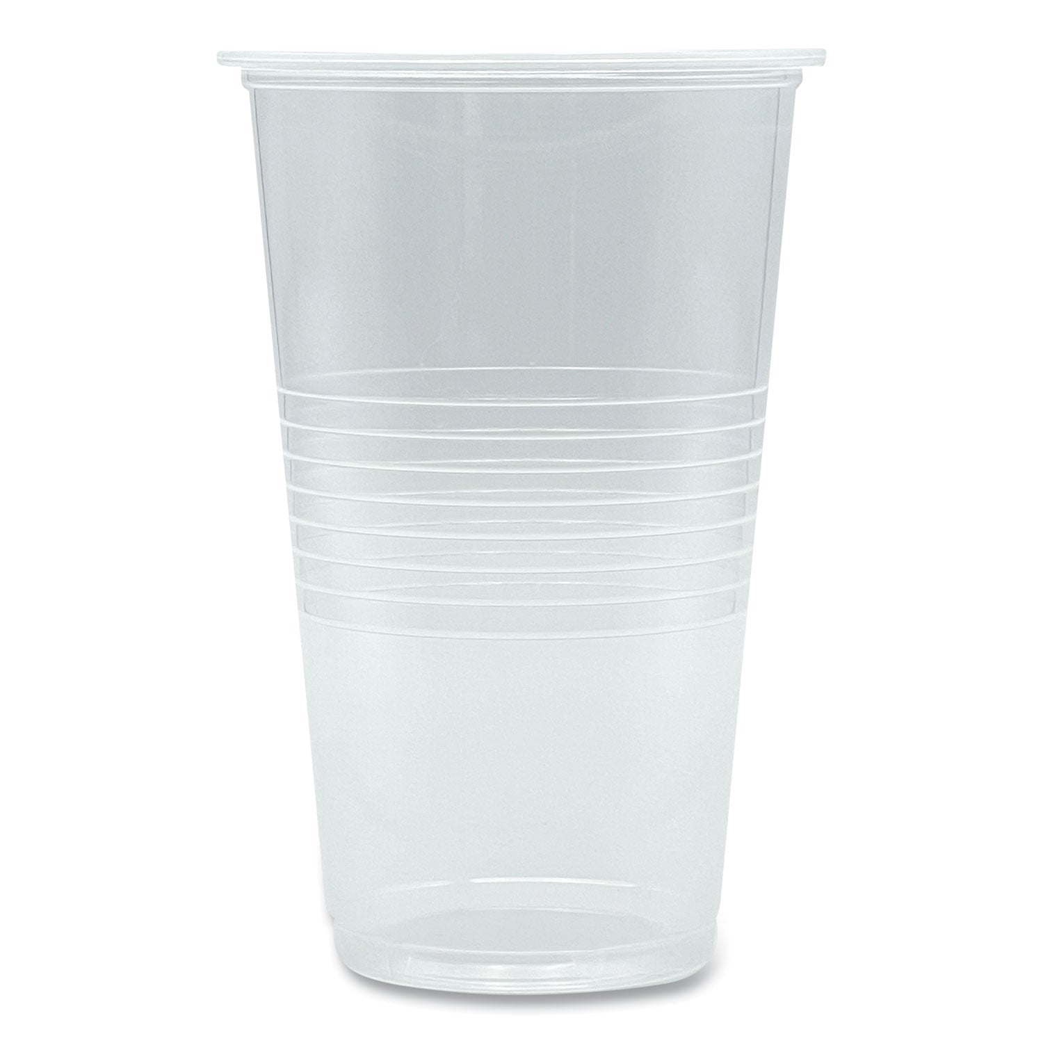 Boardwalk® Translucent Plastic Cold Cups, 20 oz, Clear, 50/Pack