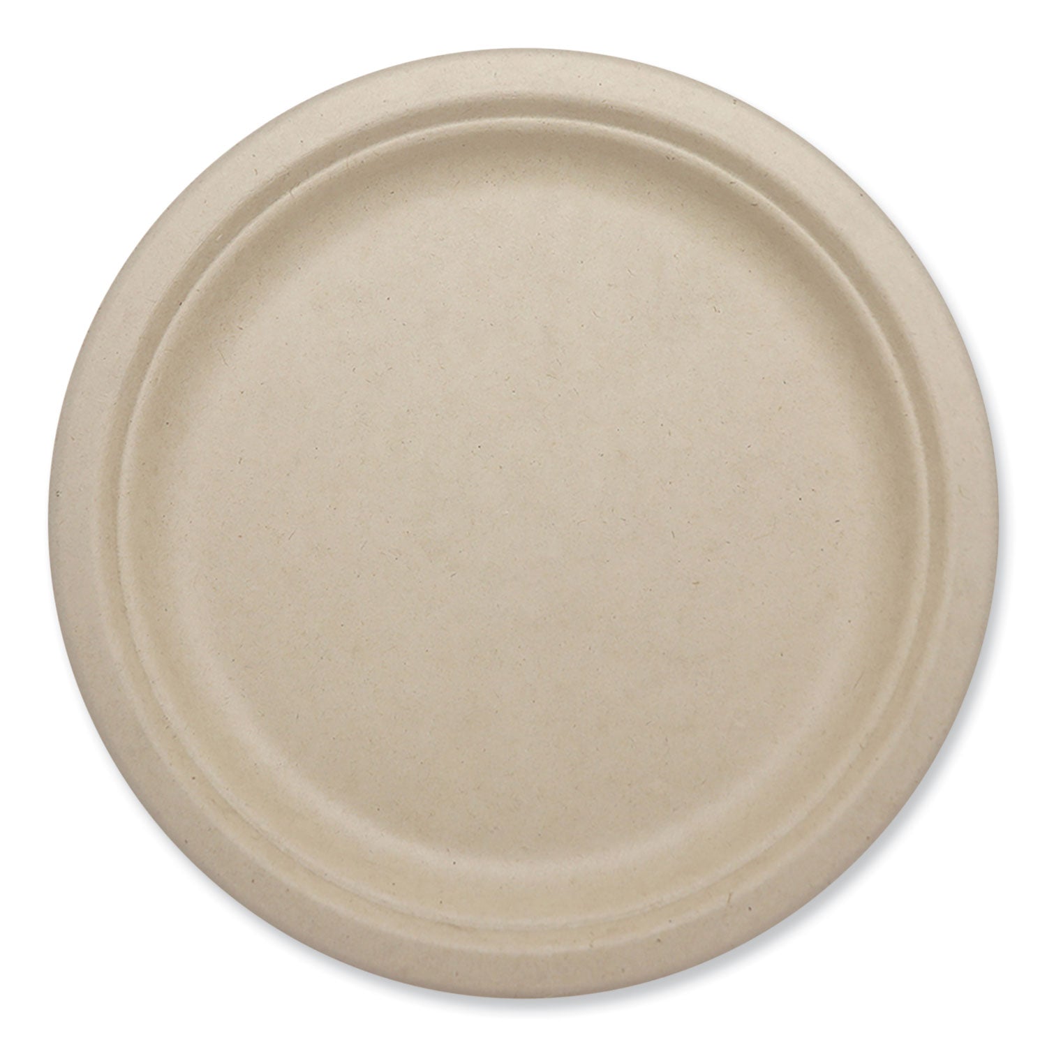 Fiber Plates, Plate, 10.1" Diameter, Natural, 800/Carton