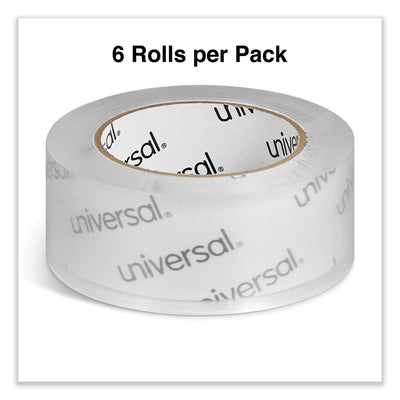 Deluxe General-Purpose Acrylic Box Sealing Tape, 2 mil, 3" Core, 1.88" x 109 yds, Clear, 6/Pack Flipcost Flipcost