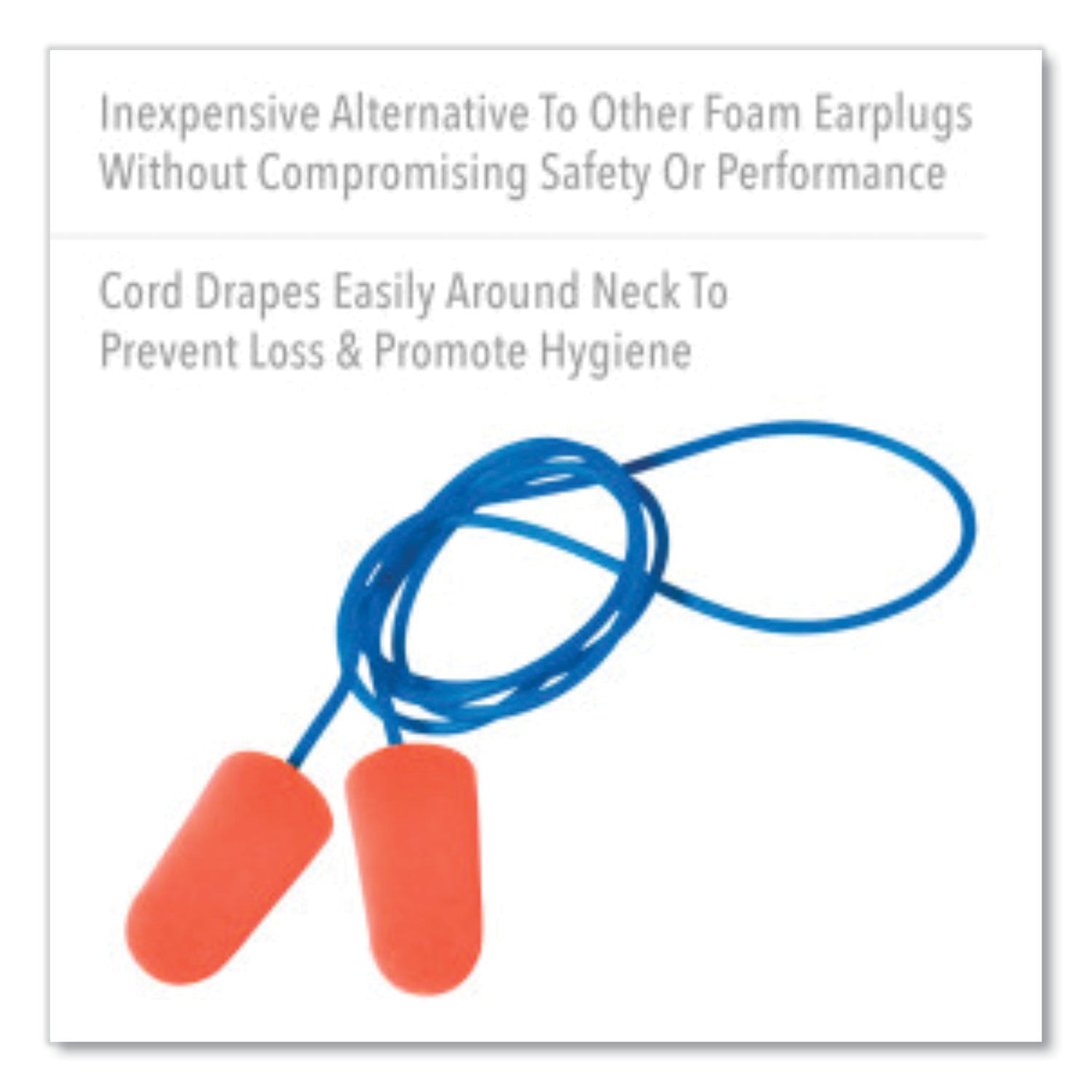 Howard Leight® by Honeywell X-TREME Corded Disposable Earplugs, Corded, One Size Fits Most, 32 dB, Orange, 1,000/Carton