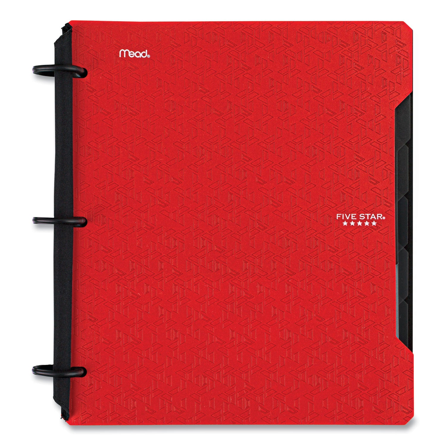 Five Star® FLEX Notebinder, 5-Subject, Medium/College Rule, Randomly Assorted Cover Colors, (60) 11" x 8.5 Sheets