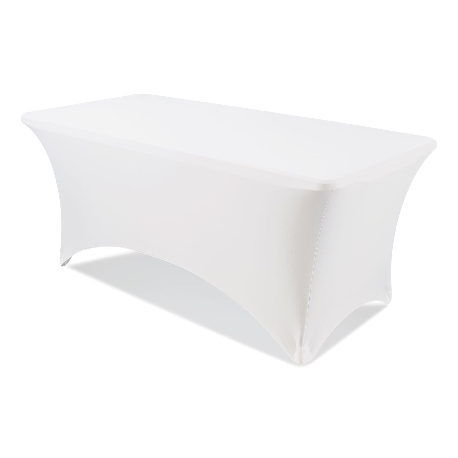 Iceberg iGear Fabric Table Cover, Polyester, 30 x 96, White