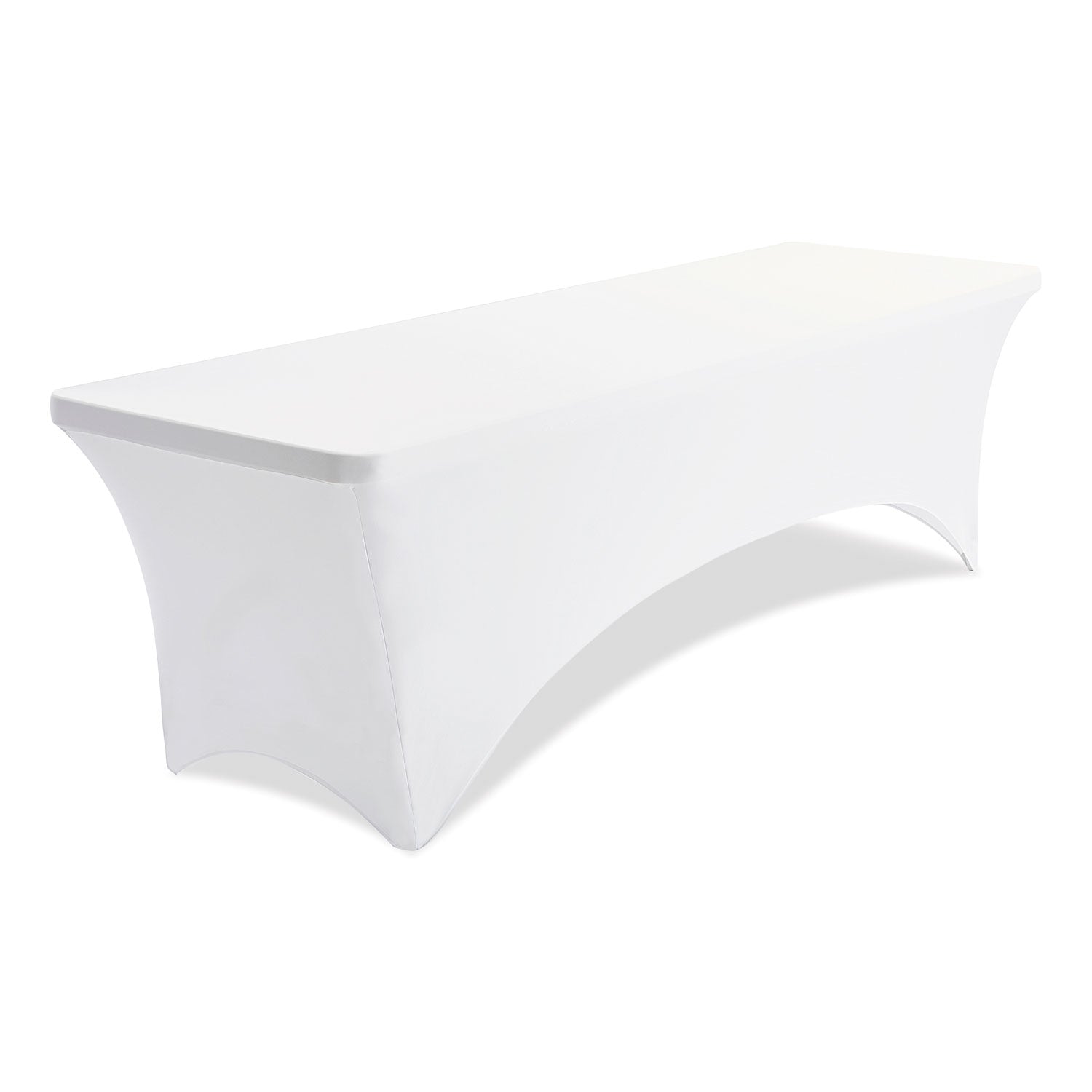 Iceberg iGear Fabric Table Cover, Polyester, 30 x 96, White