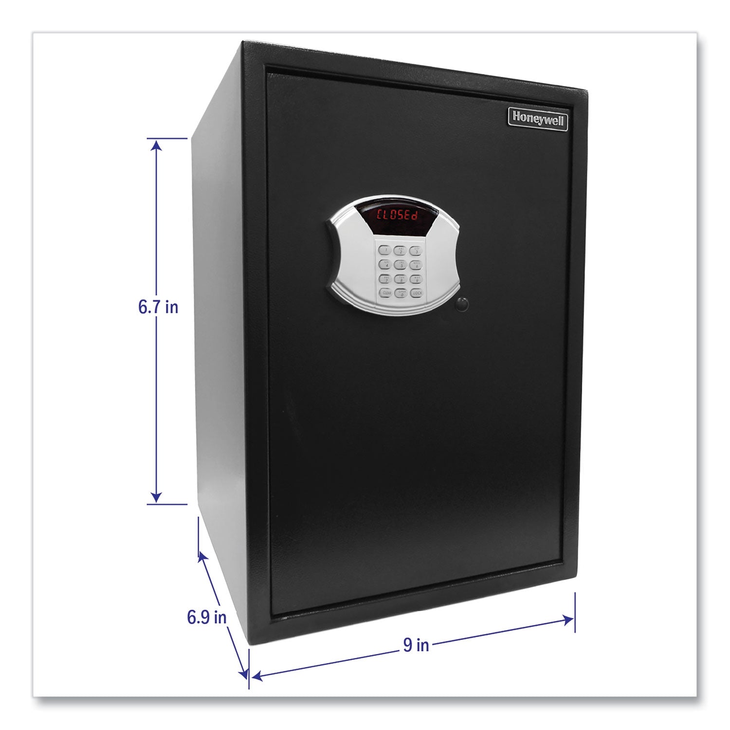 Digital Steel Security Safe with Drop Slot, 15 x 7.8 x 22, 2.87 cu ft, Black Honeywell Flipcost