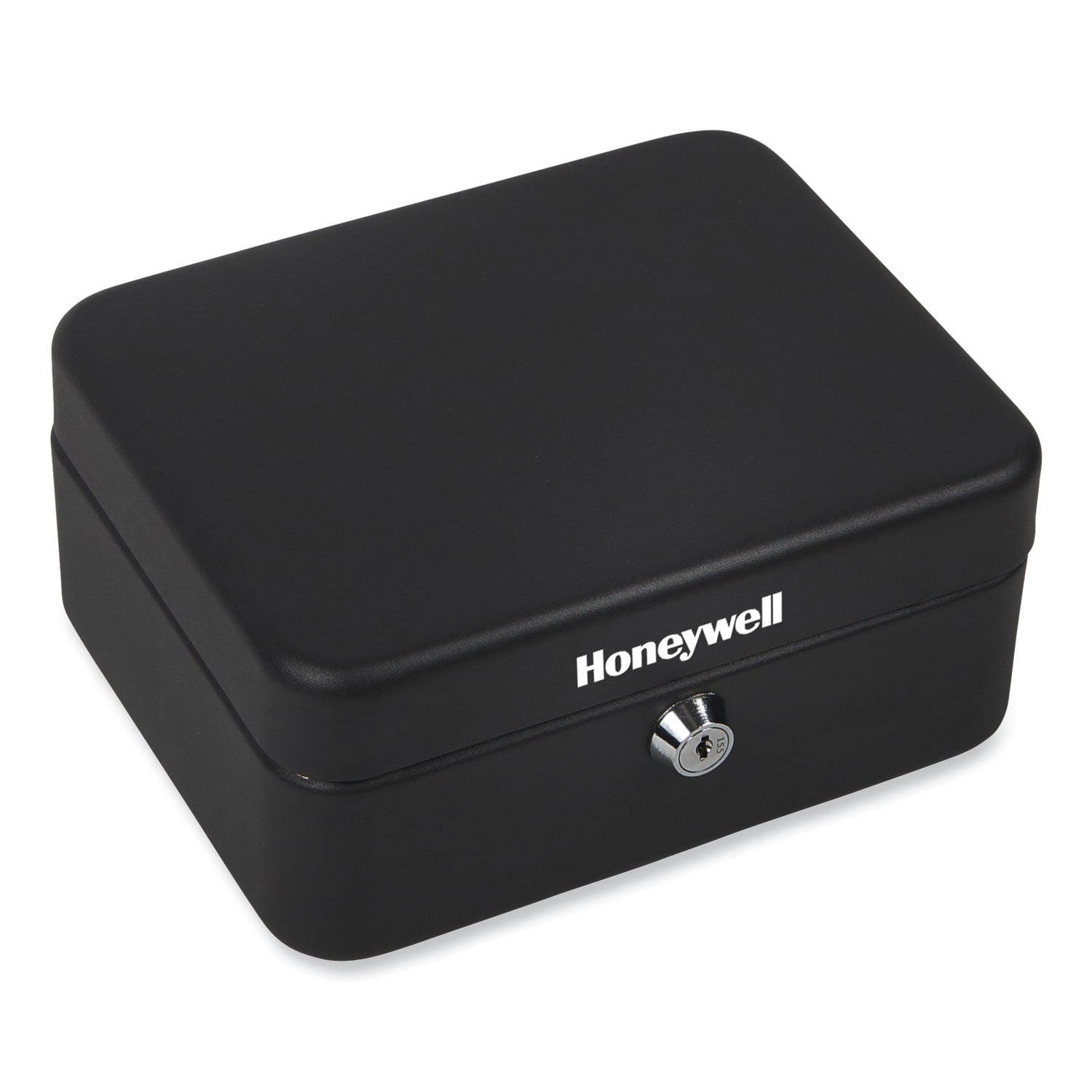 Honeywell Convertible Cash and Key Box with 10 Keys, 7.9 x 6.5 x 3.5, Security Steel, Black