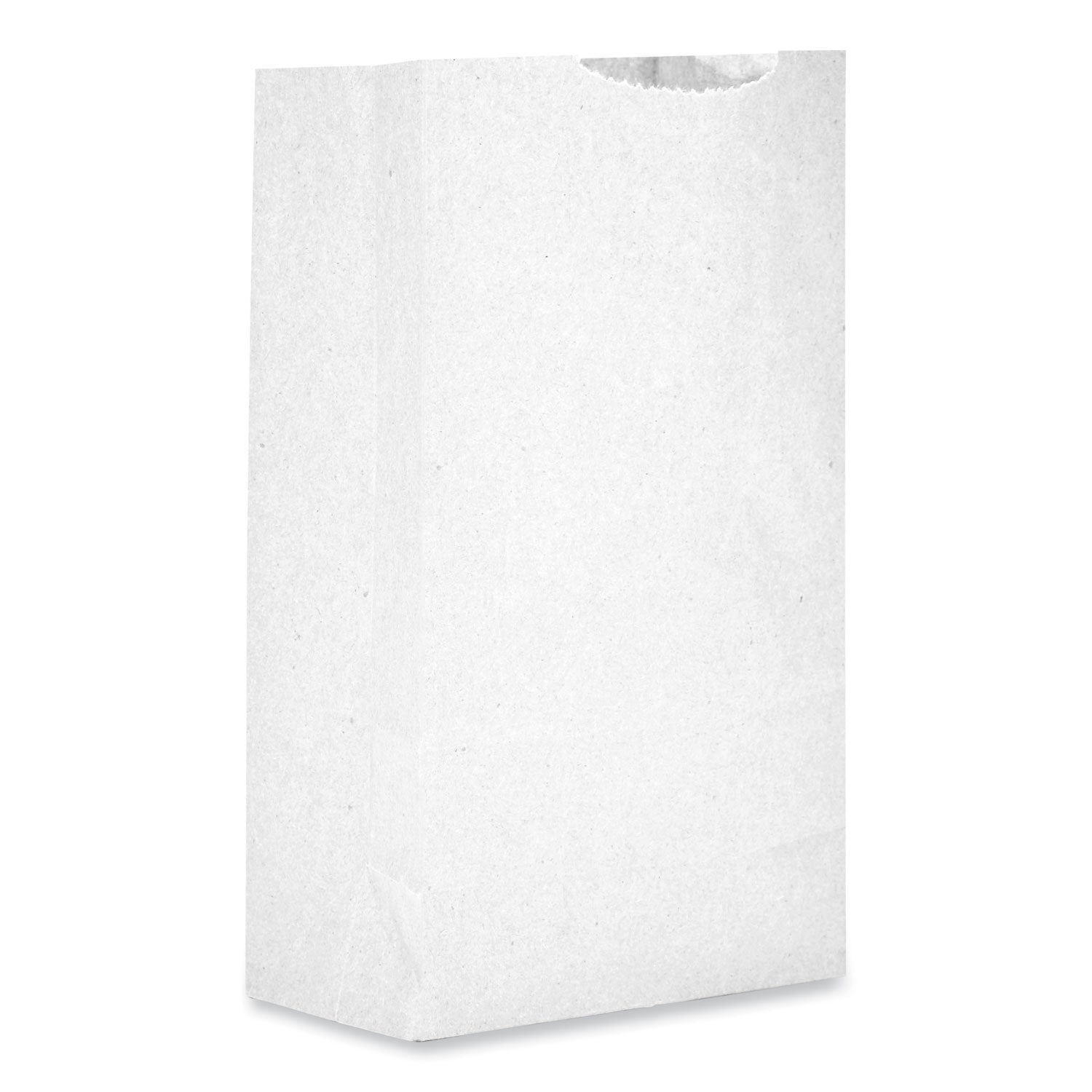 General Grocery Paper Bags, 30 lb Capacity, #2, 4.31" x 2.44" x 7.88", White, 500 Bags