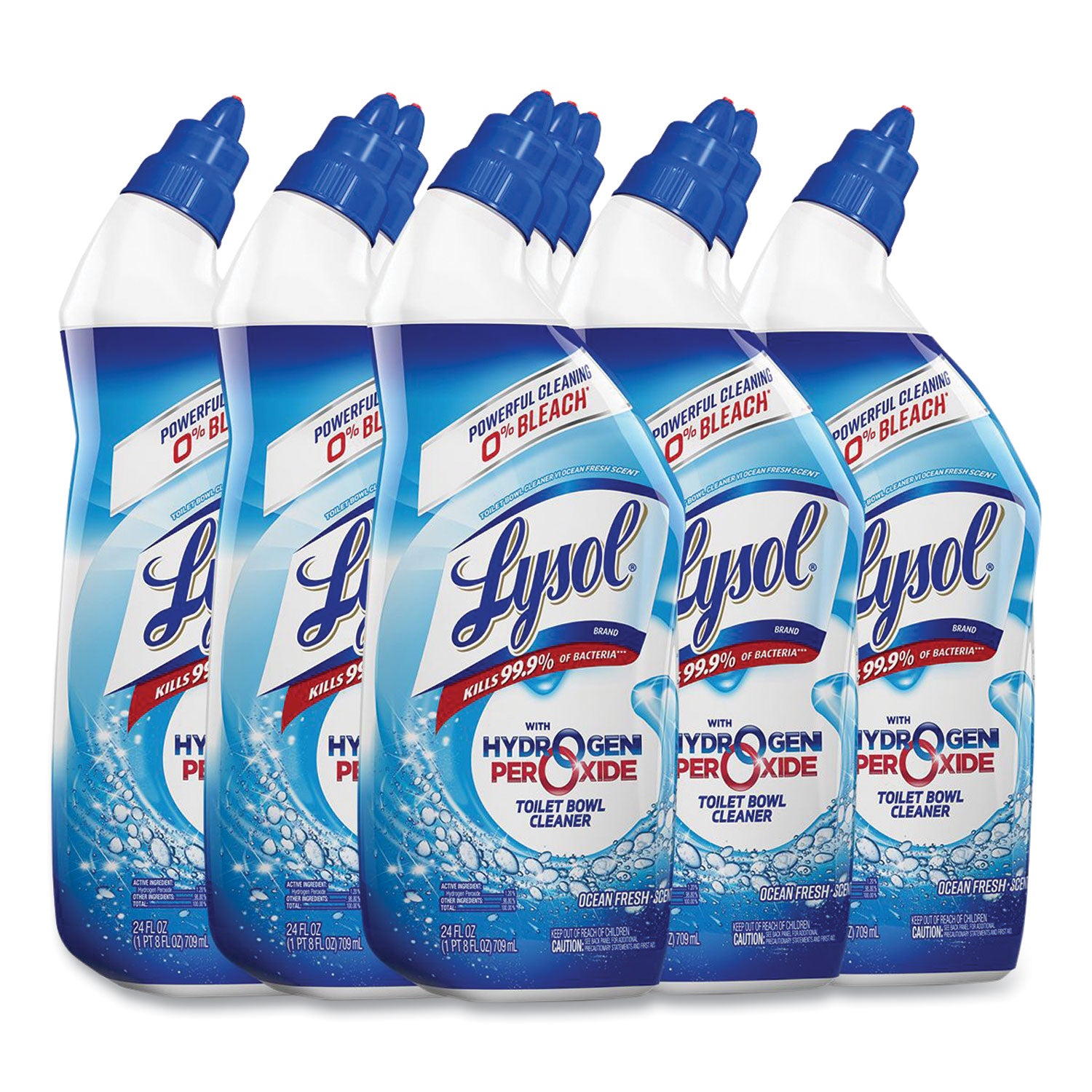 LYSOL® Brand Toilet Bowl Cleaner with Hydrogen Peroxide, Ocean Fresh Scent, 24 oz