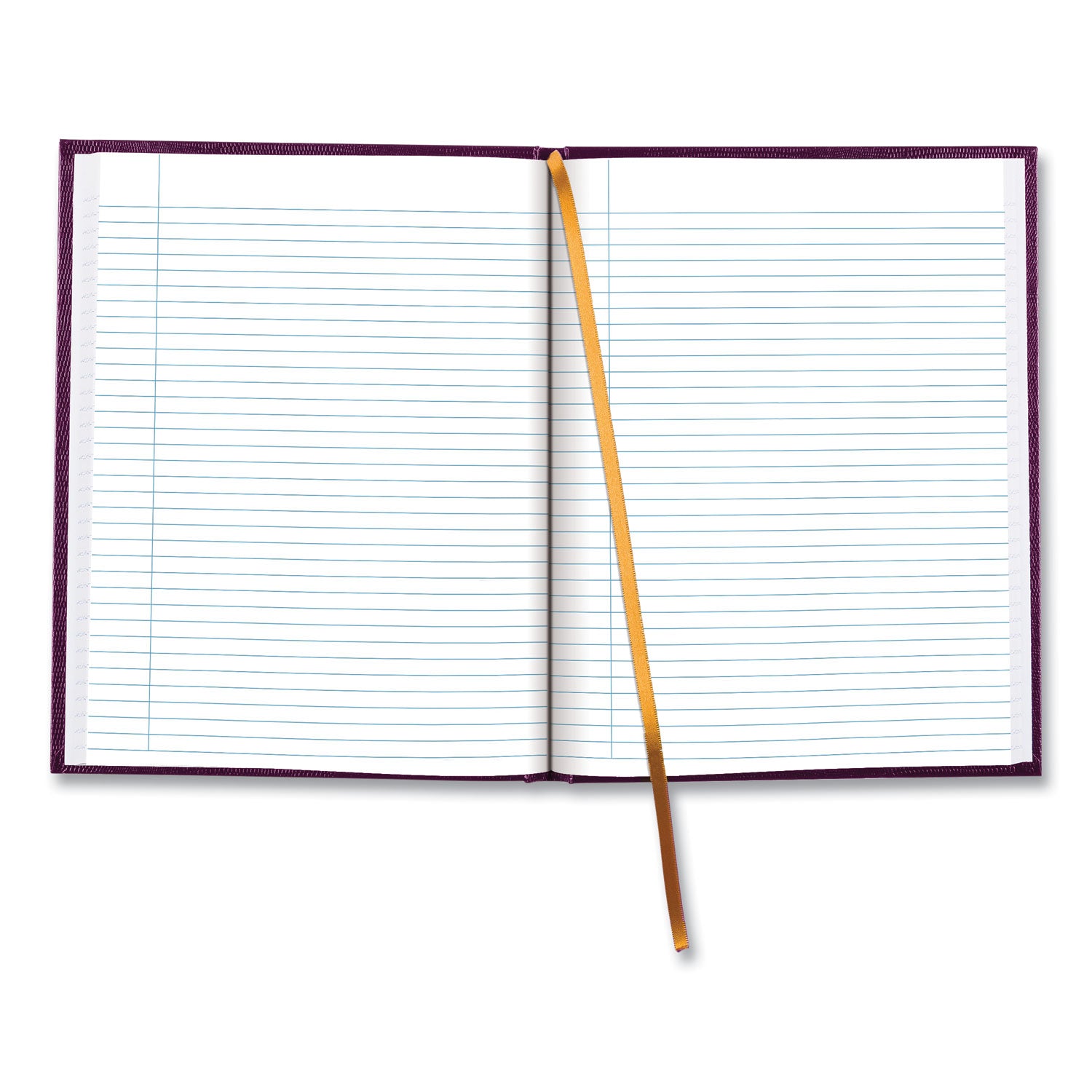 Blueline® Executive Notebook with Ribbon Bookmark,1 Subject, Medium/College Rule, Grape Cover, (75) 10.75 x 8.5 Sheets